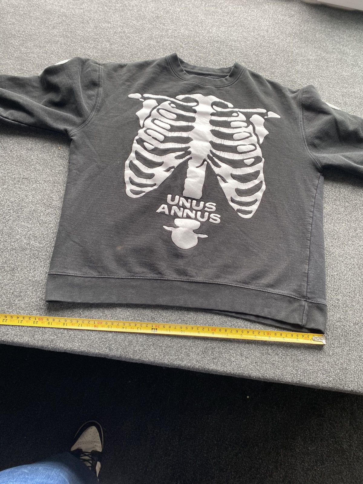 Other 🔥Unus Annus Skeleton Independent Faded black sweatshirt rare Size US M / EU 48-50 / 2 - 9 Thumbnail