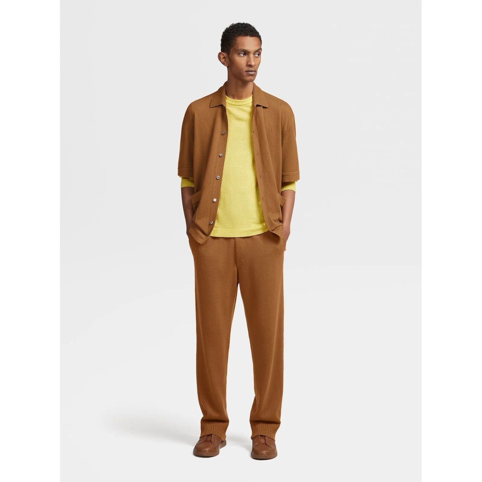 Ermenegildo Zegna $1850 Zegna Cashmere Cotton Knit Track pants AW 2024 Size US 34 / EU 50 - 6 Thumbnail