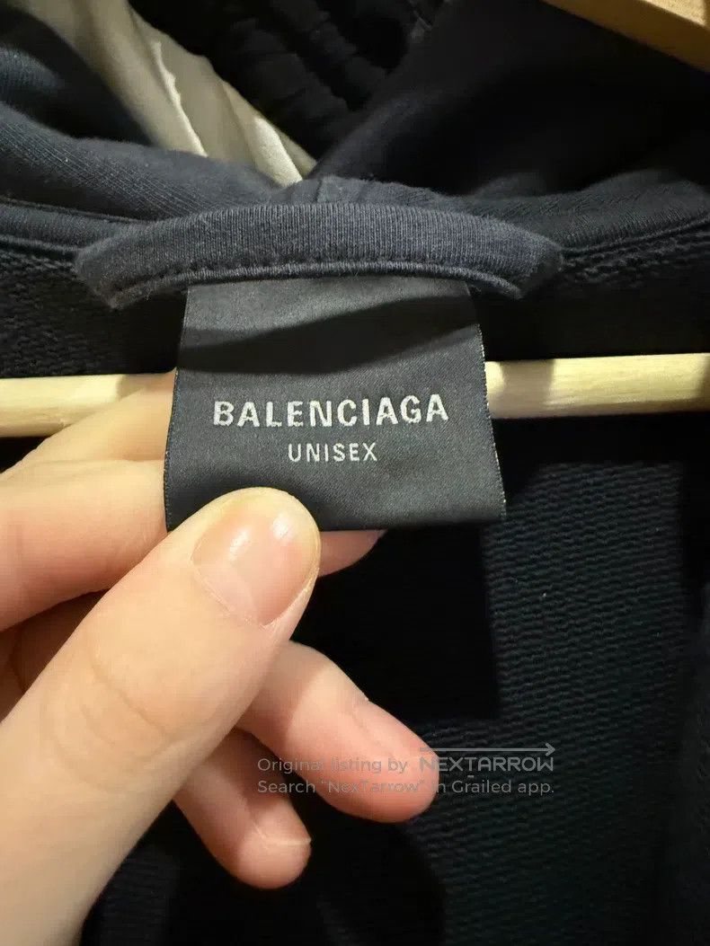 Balenciaga Balenciaga Black Four-Sleeve Mock Two-Piece Hooded Zip-Up Size US S / EU 44-46 / 1 - 3 Thumbnail