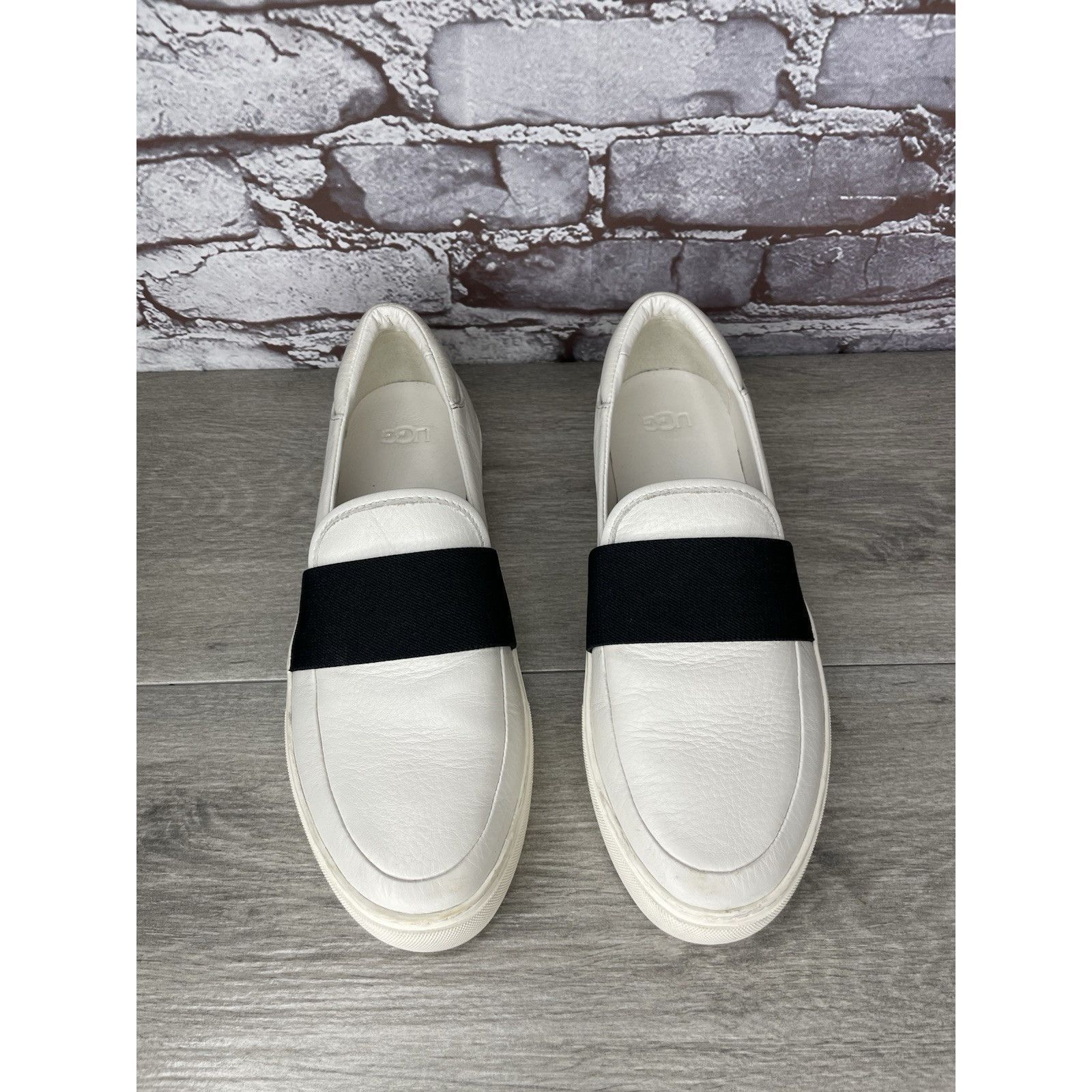 Ugg UGG Chayze White Leather Slip On Sneakers Casual Platform Sh Size US 9 / IT 39 - 13 Thumbnail