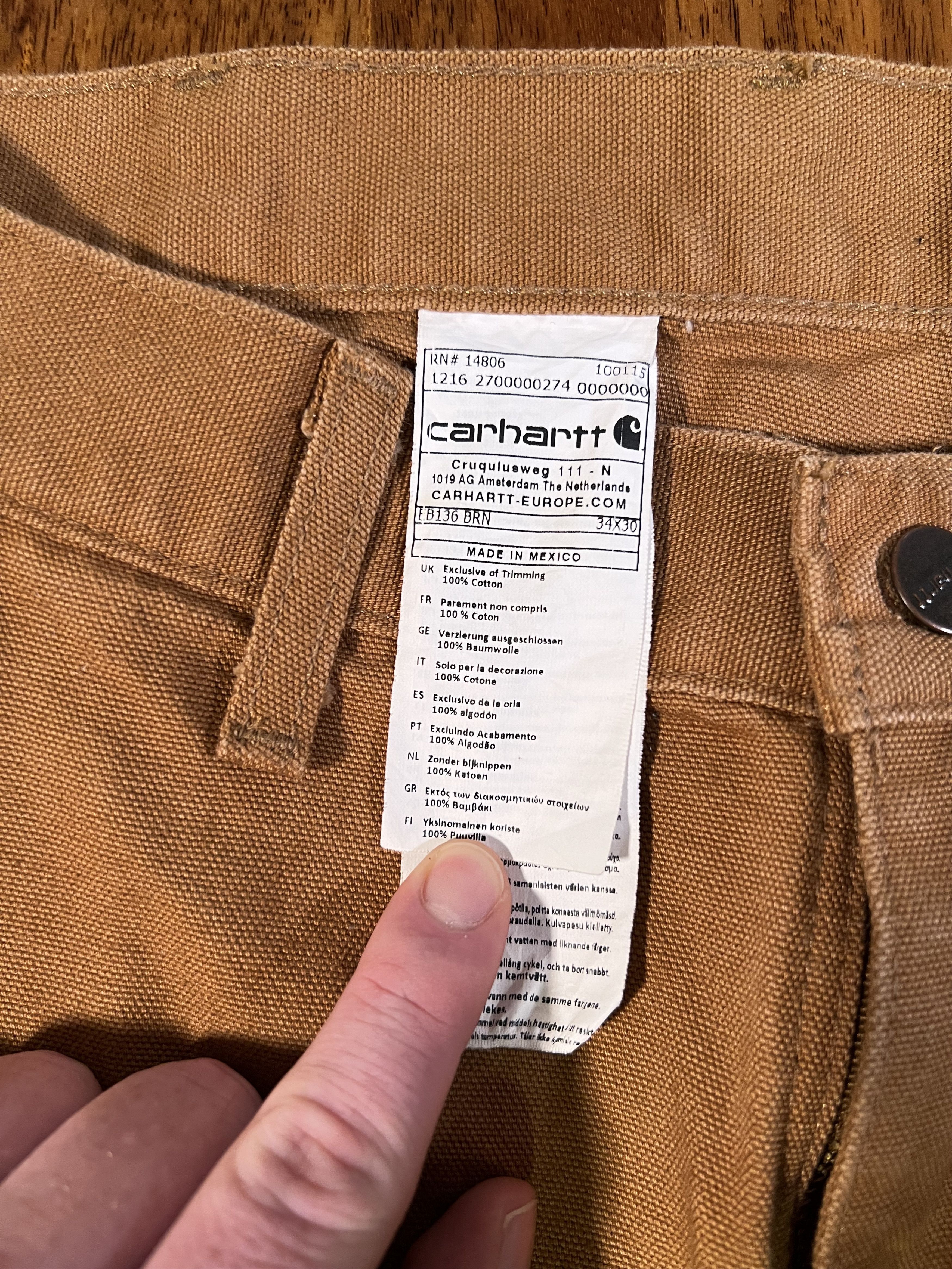 Carhartt Vintage Carhartt Double Knee Pants Size US 34 / EU 50 - 7 Thumbnail