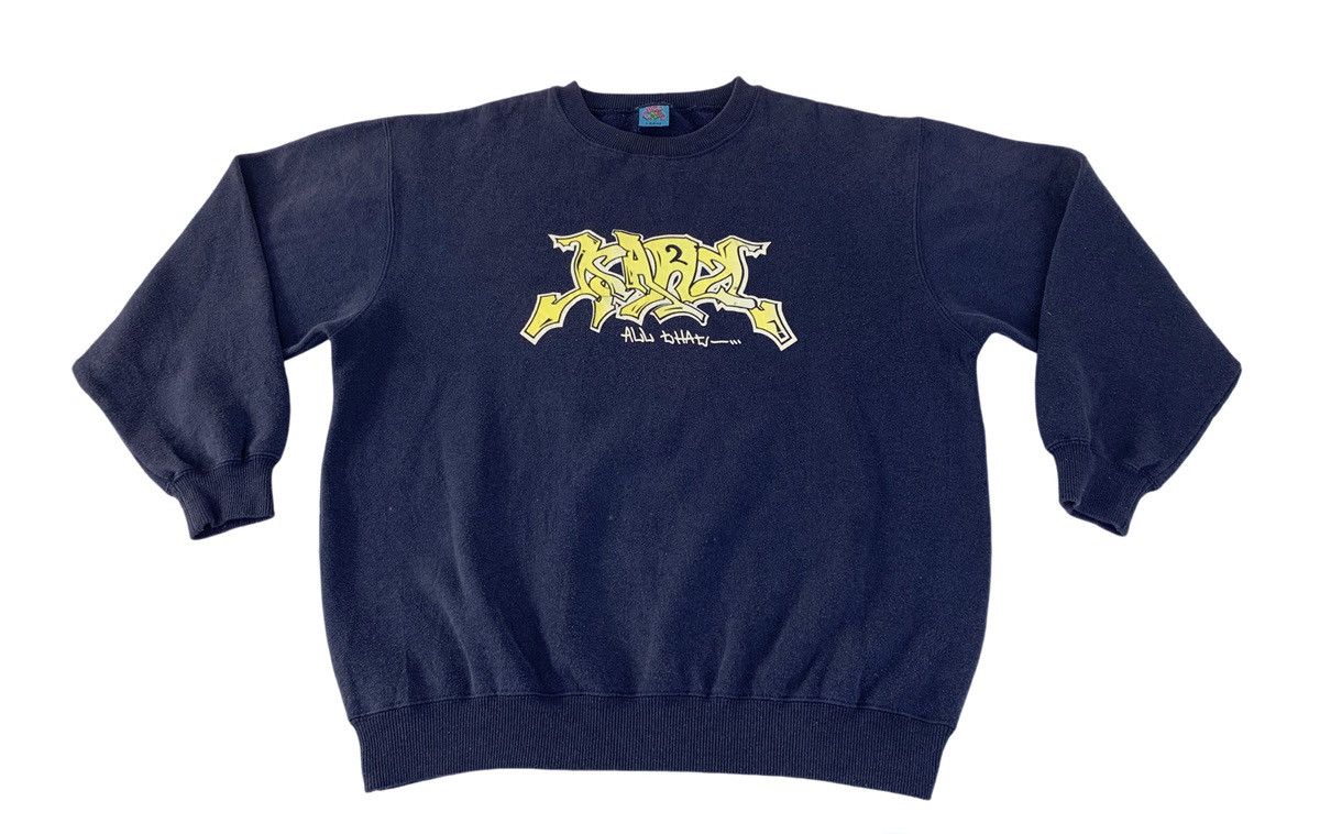 Vintage 90s Pnb Rap All That Crewneck Pullover Sweatshirt Big Logo Size US L / EU 52-54 / 3 - 1 Thumbnail