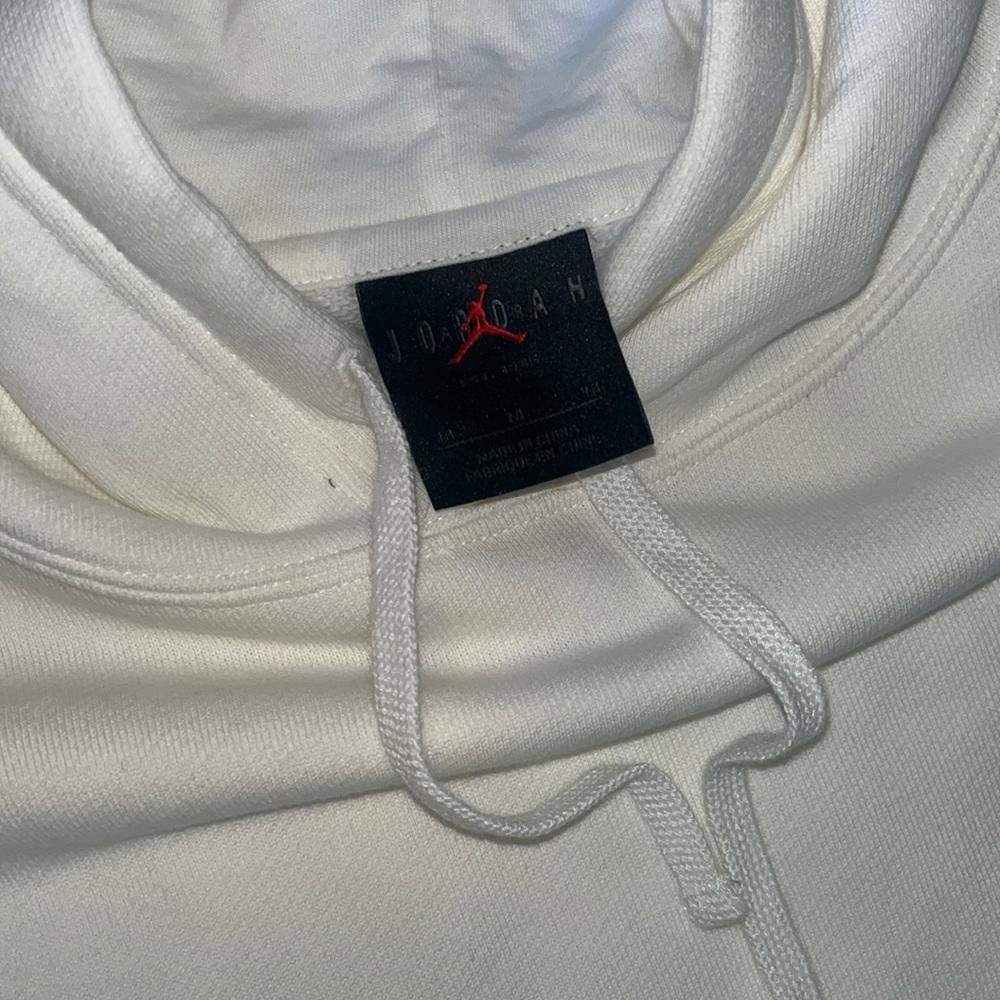 Designer Nike Air Jordan AJ 4 Legacy Pullover White Hoodie Sample Size US M / EU 48-50 / 2 - 9 Thumbnail