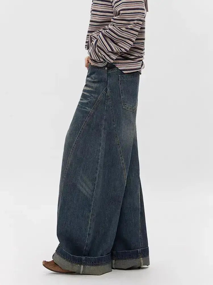 Japanese Brand Washed machete design baggy vintage Y2K street hip hop jeans Size US 30 / EU 46 - 2 Thumbnail