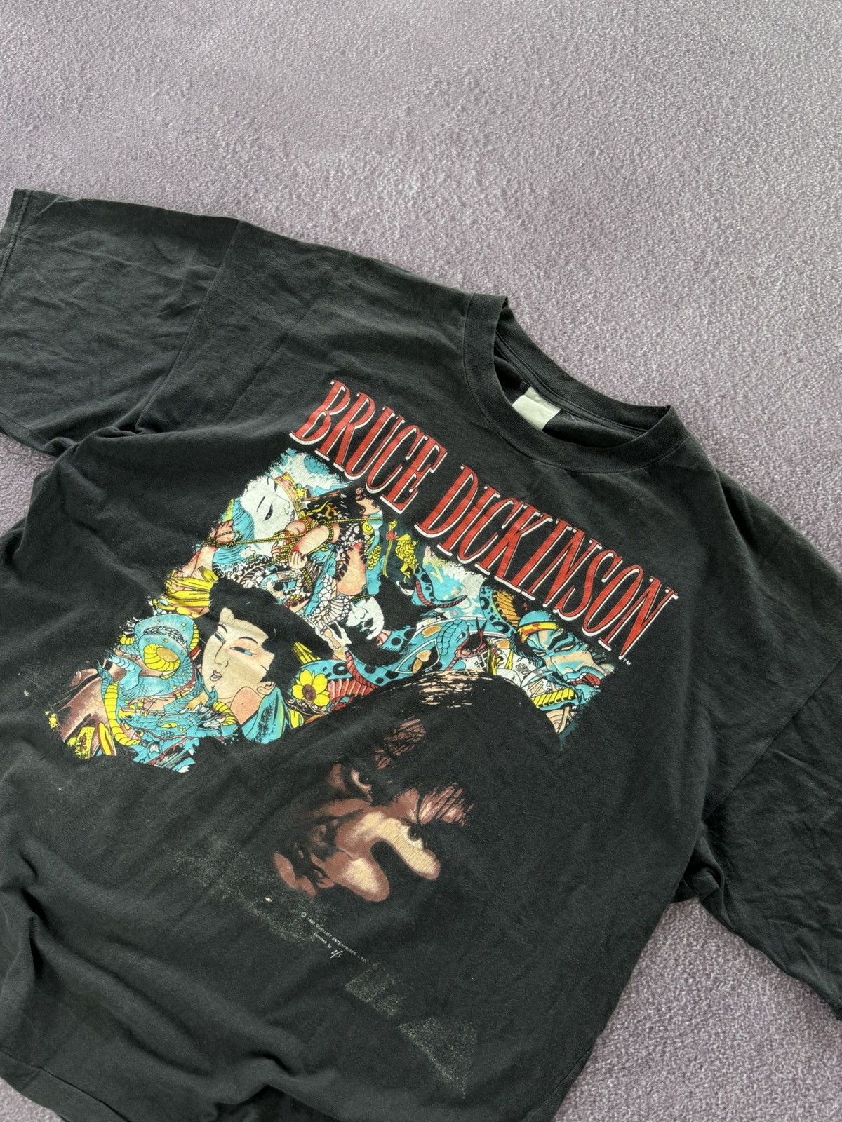 Band Tees Vintage Bruce Dickinson 1990s Crazy t-shirt Size US L / EU 52-54 / 3 - 6 Thumbnail