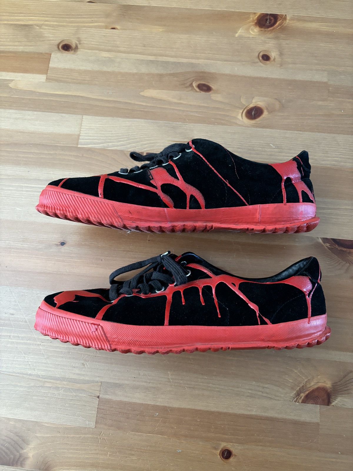 Comme des Garcons Homme Plus CDG Homme Plus painted sneakers Size US 11 / EU 44 - 3 Thumbnail