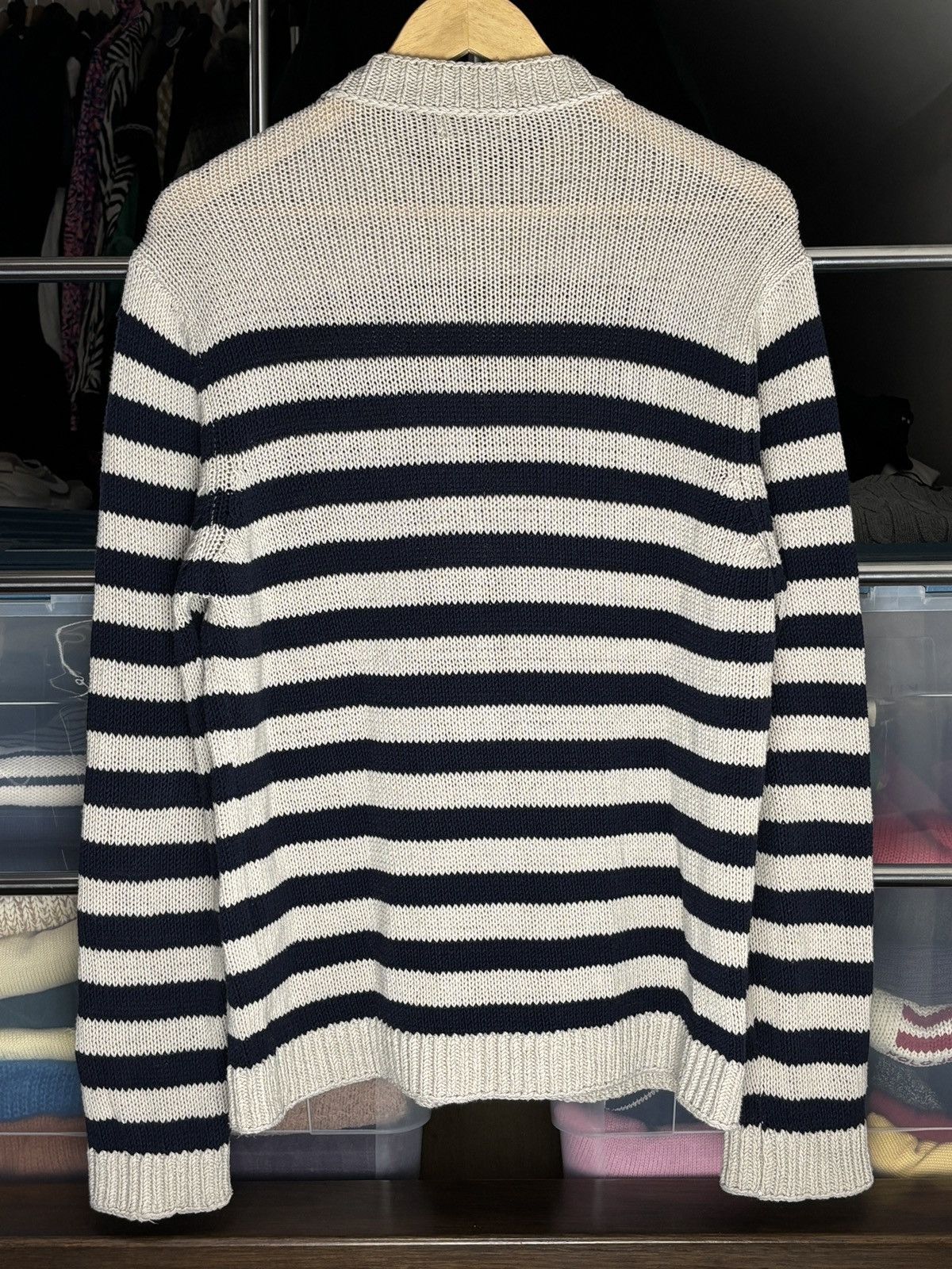 Acne Studios Acne Studios Knitted Striped Sailing Vibe Vintage Sweater Size US M / EU 48-50 / 2 - 5 Thumbnail