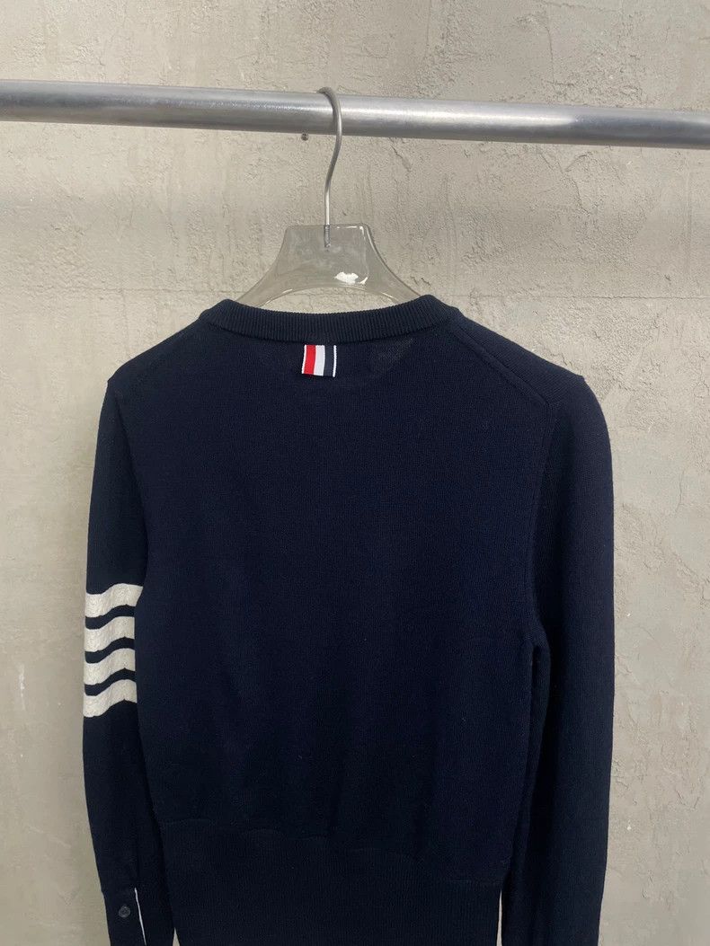 Thom Browne Thom Browne Striped wool round neck sweater Size XS / US 0-2 / IT 36-38 - 3 Thumbnail