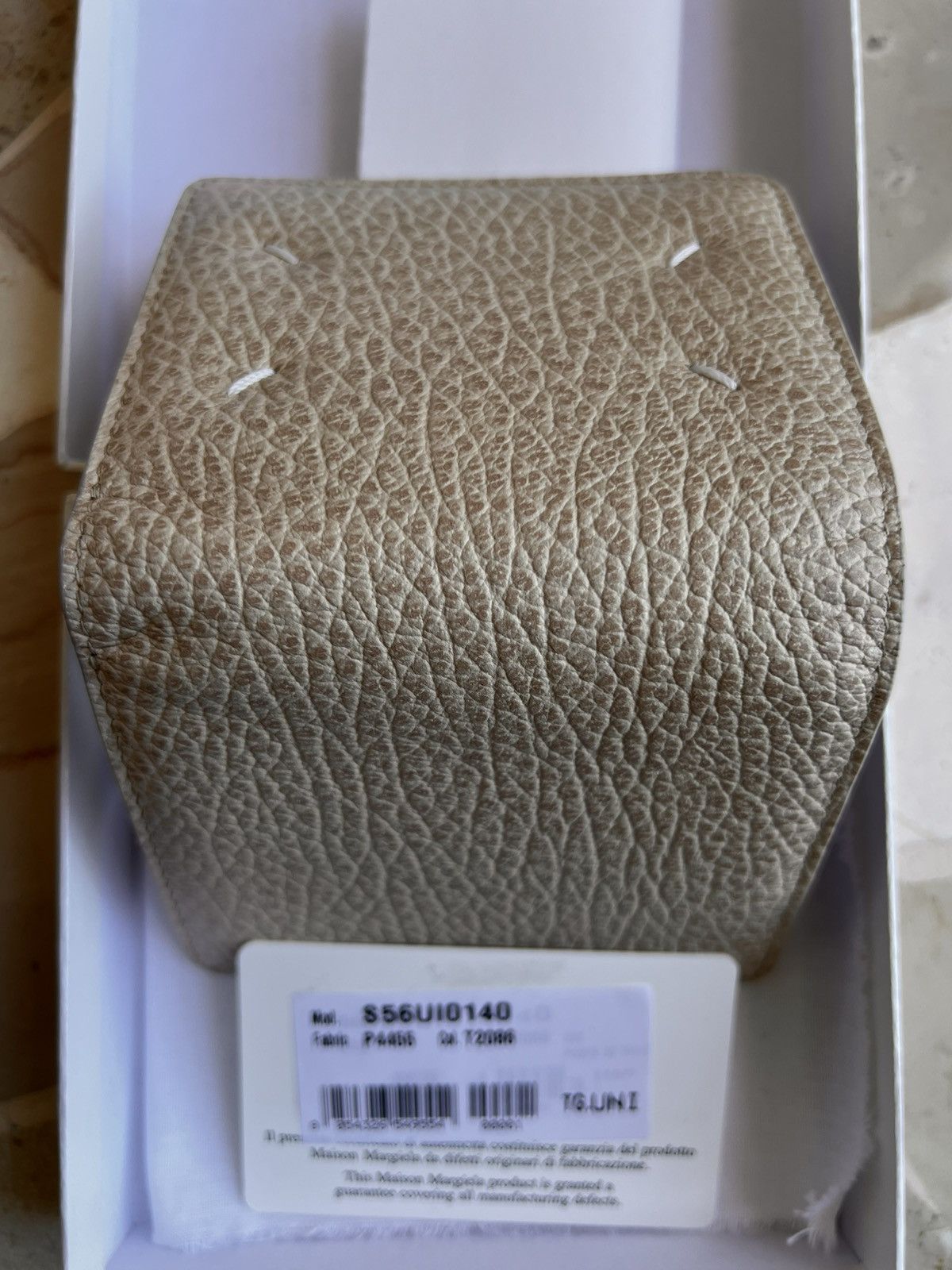 Maison Margiela Maison Margiela Leather Wallet Beige grain 11 cards holder Size ONE SIZE - 20 Thumbnail