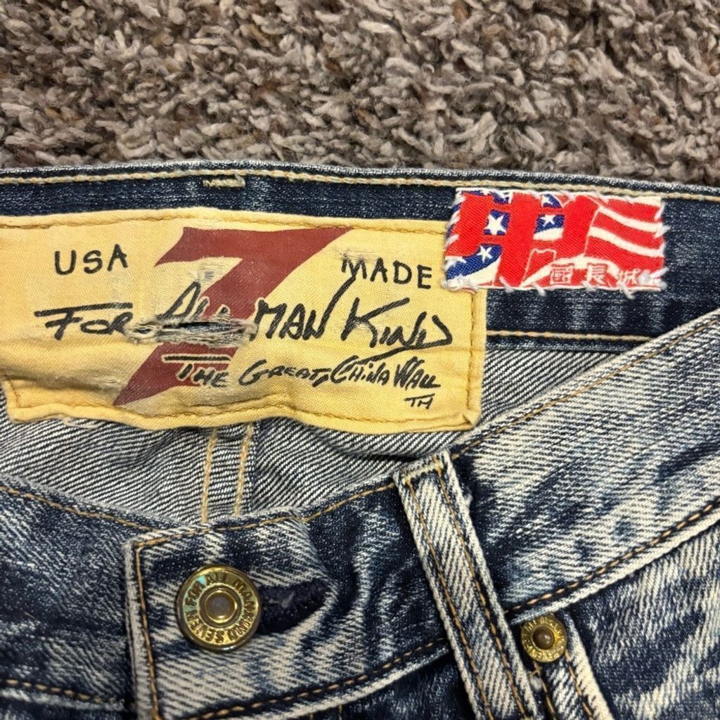 7 For All Mankind Women's 7 for all Mankind Blue Jeans Size 27" / US 4 / IT 40 - 9 Thumbnail