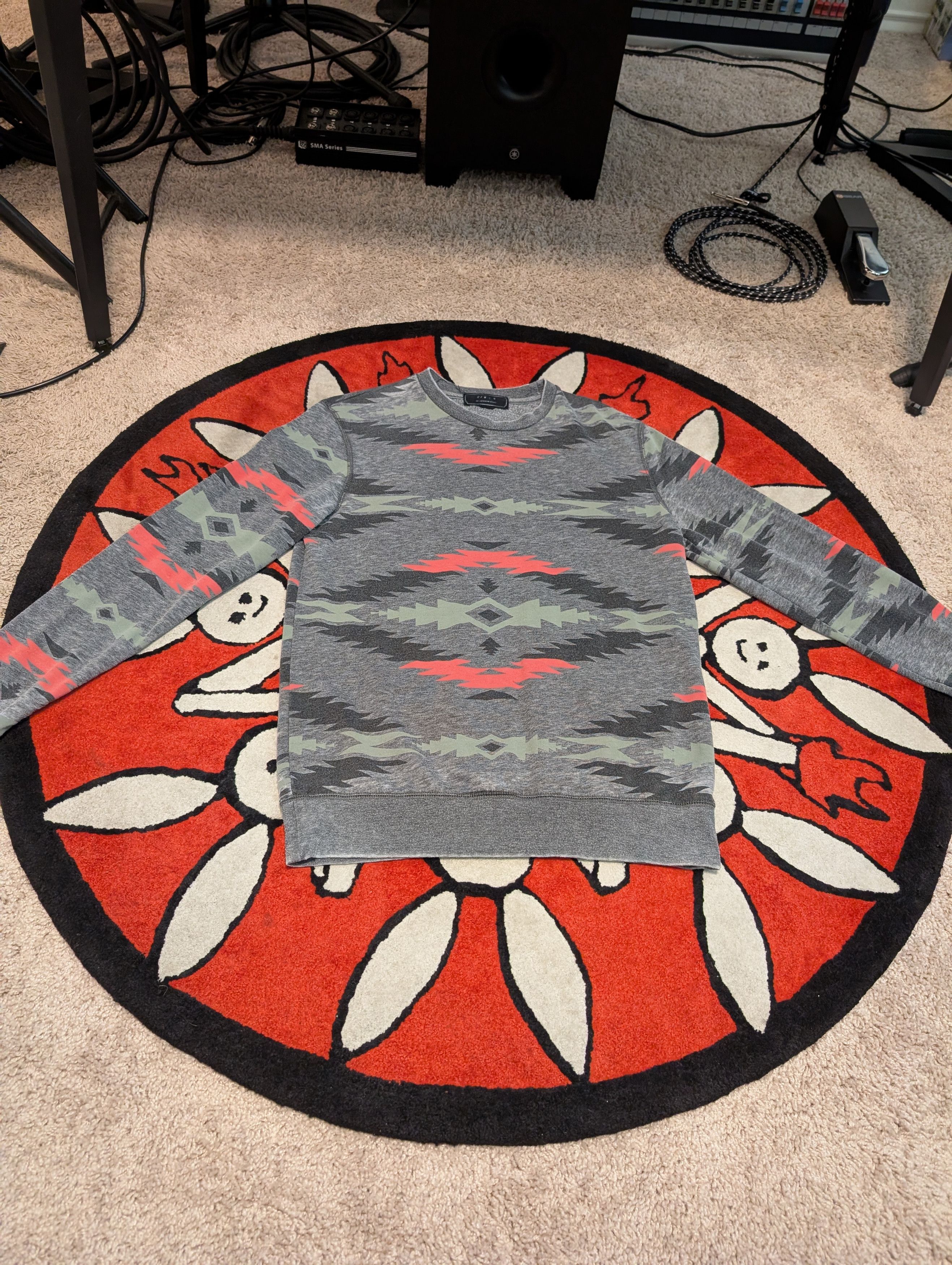 21 Men Tribal Print Seater Size US S / EU 44-46 / 1 - 1 Thumbnail