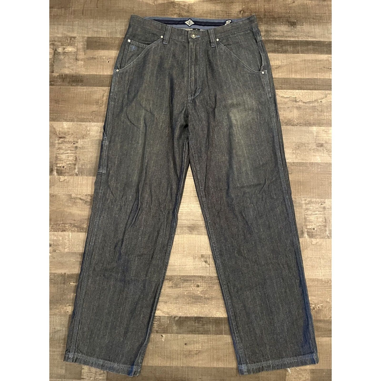 Enyce VINTAGE ENYCE Jeans Mens 34x32 Blue Wide-Leg Baggy Hip Hop Y2K Skate 90s Womens Size US 34 / EU 50 - 5 Thumbnail