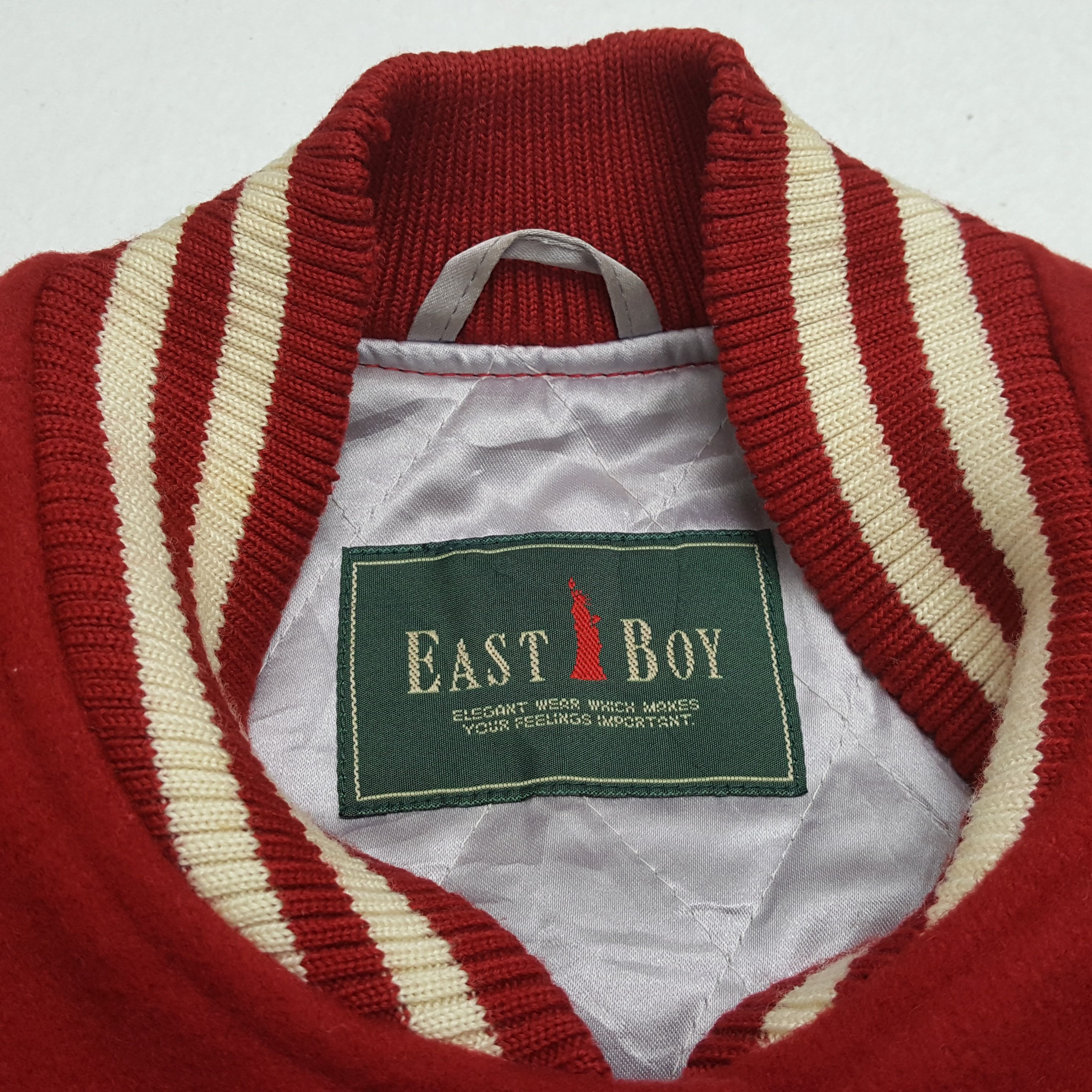 Vintage EASTBOY With The Authentic Spirit Varsity Jacket Size US L / EU 52-54 / 3 - 10 Thumbnail