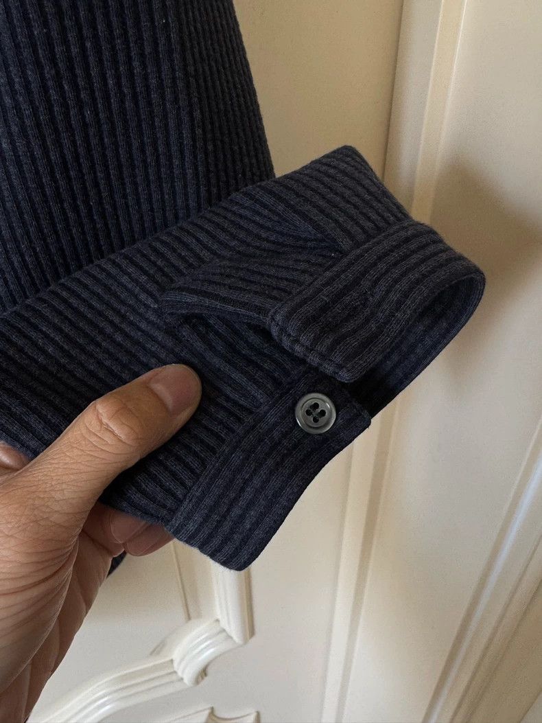 Thom Browne Thom browne Navy blue shirt jacket 2504-Nextarrow Size US S / EU 44-46 / 1 - 3 Thumbnail