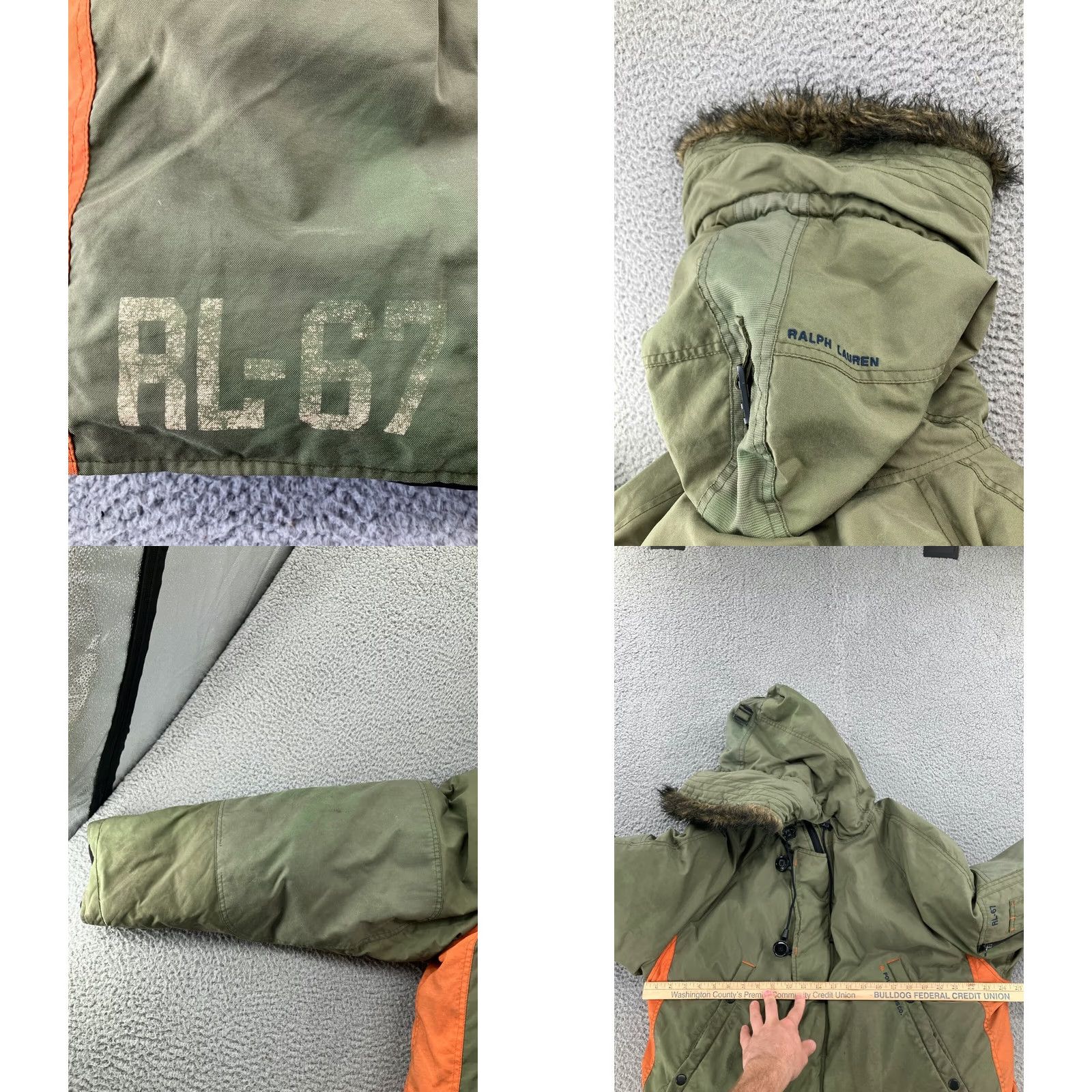 Polo Ralph Lauren VINTAGE Polo Ralph Lauren Jacket Mens XL Green RL-67 Goose Down Parka Ski Jacket Size US XL / EU 56 / 4 - 11 Thumbnail