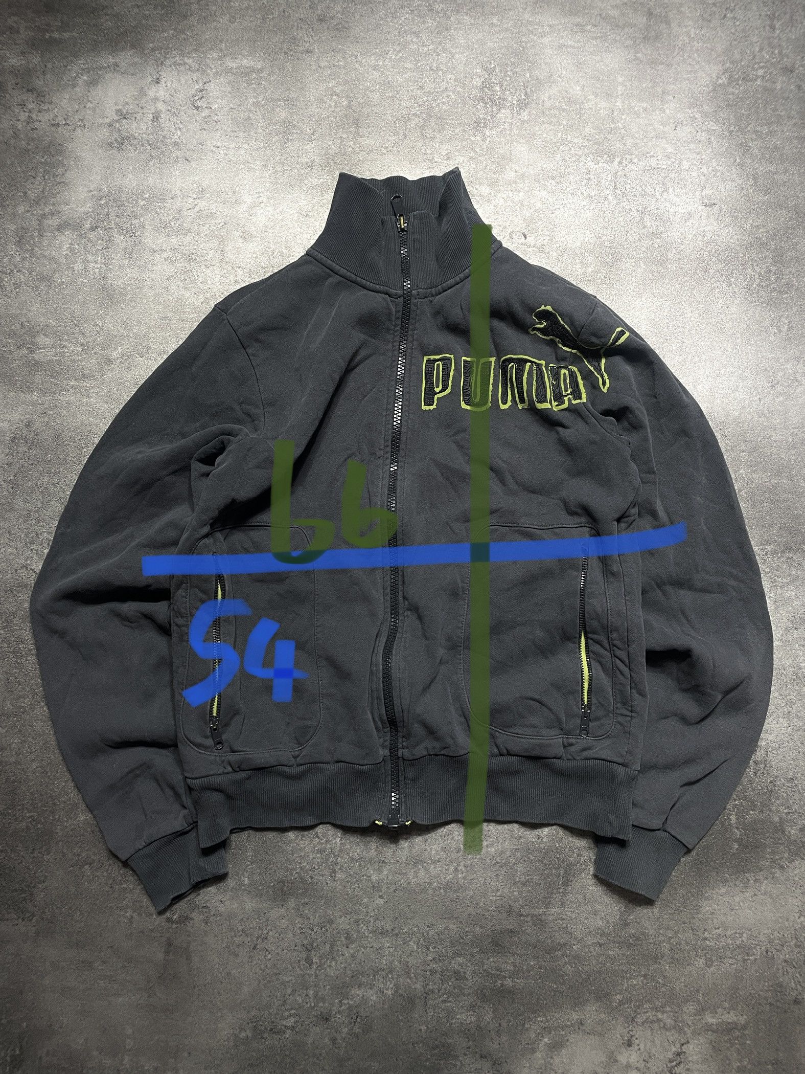 Puma 🔥RARE🔥Puma Vintage Y2K Sweatshirt Zip Spellout Size M / US 6-8 / IT 42-44 - 11 Thumbnail
