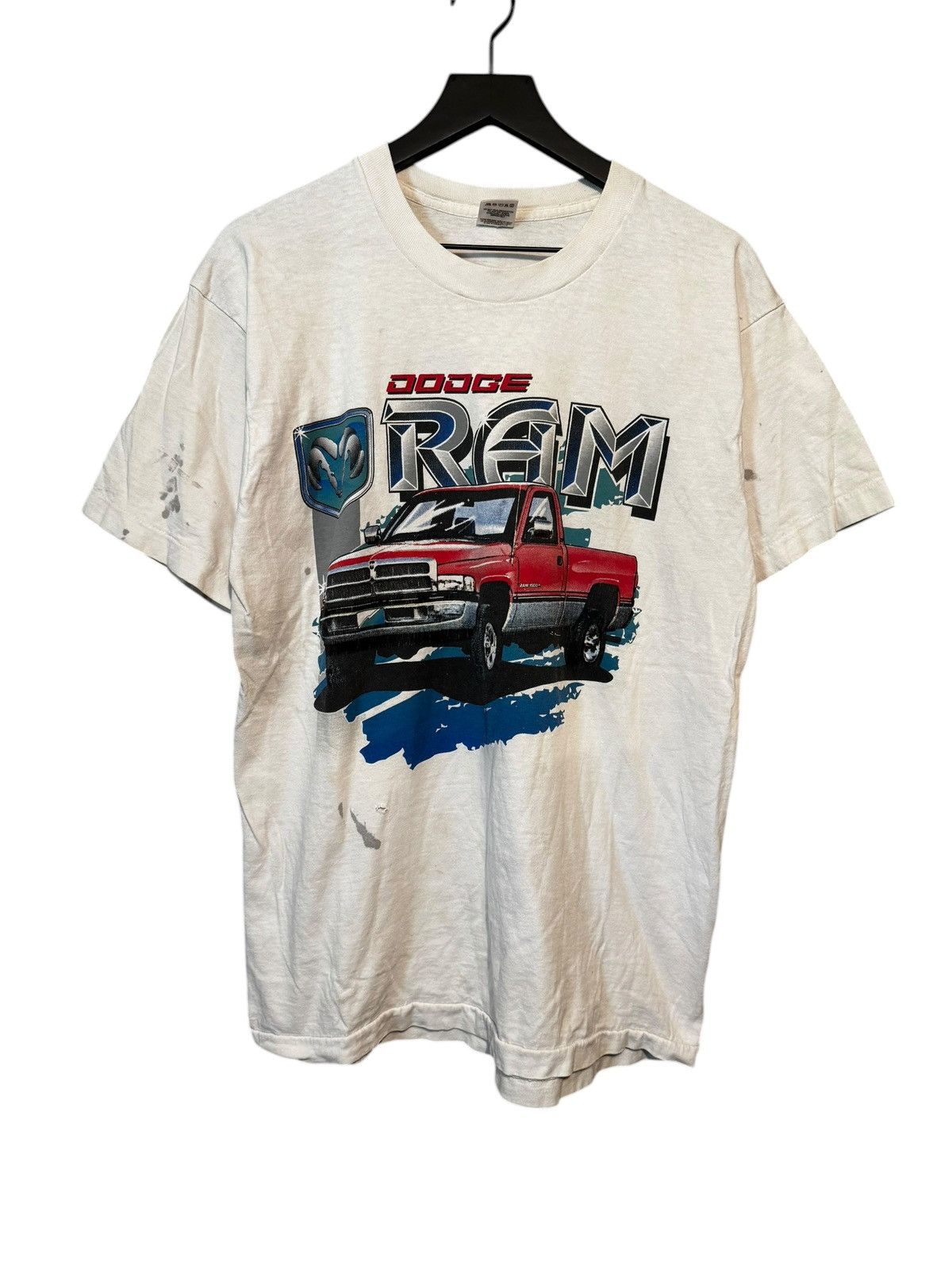 Vintage 90s Dodge Ram truck tee Size US L / EU 52-54 / 3 - 1 Thumbnail