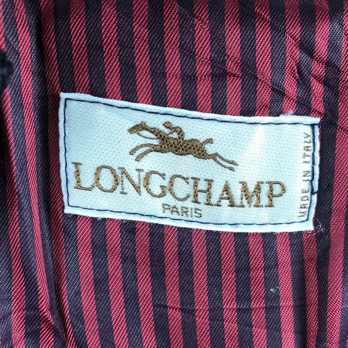 Longchamp Vintage 80’ LONGCHAMP PARIS Made In Italy Bomber Jacket Size US L / EU 52-54 / 3 - 6 Thumbnail