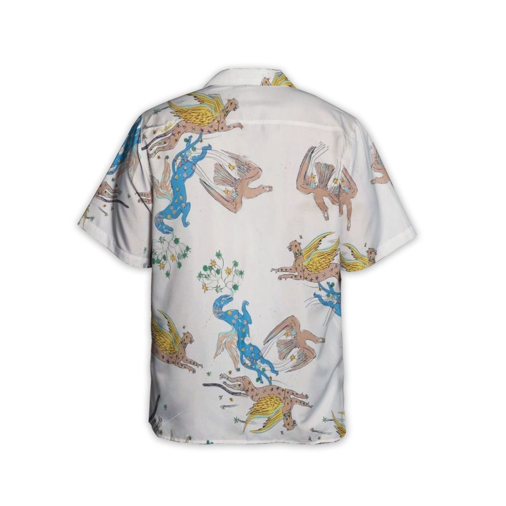 Designer Camp-Collar Shirt – Neutrals | Allover Graphic Statement Size US S / EU 44-46 / 1 - 4 Thumbnail