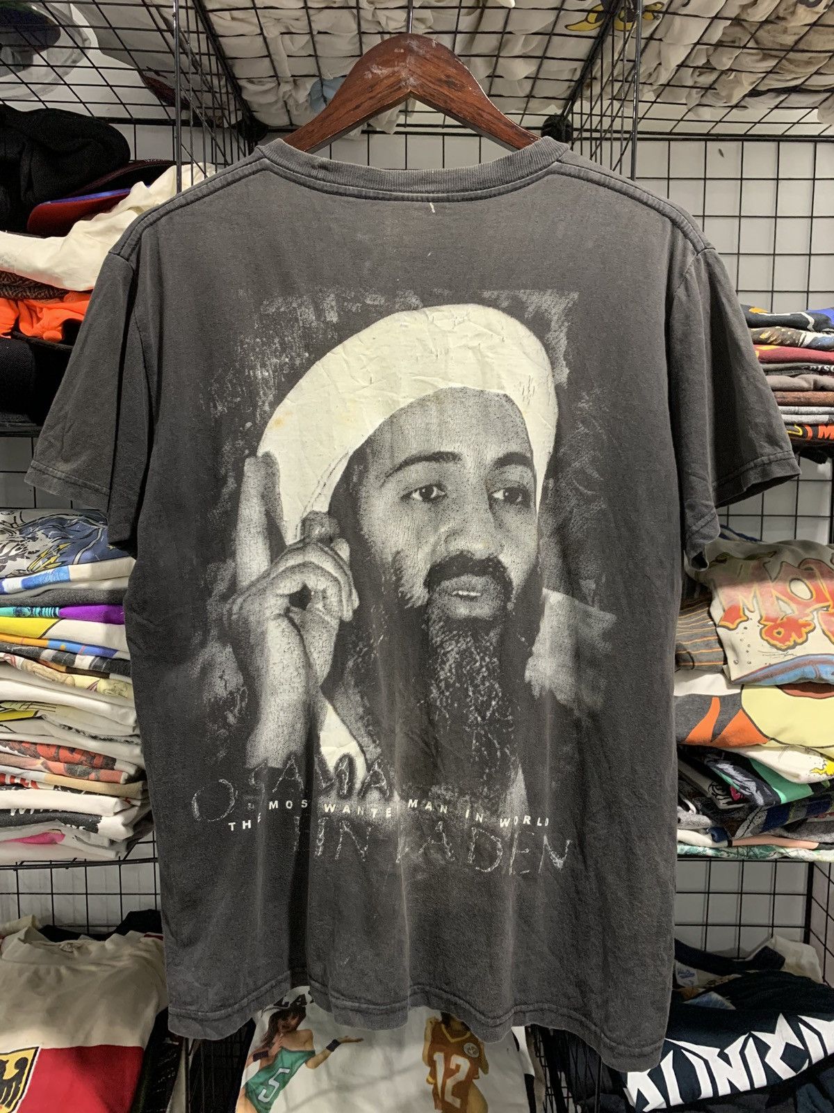 Vintage Vintage Bootleg Osama Bin Laden Tshirt Size US L / EU 52-54 / 3 - 2 Thumbnail