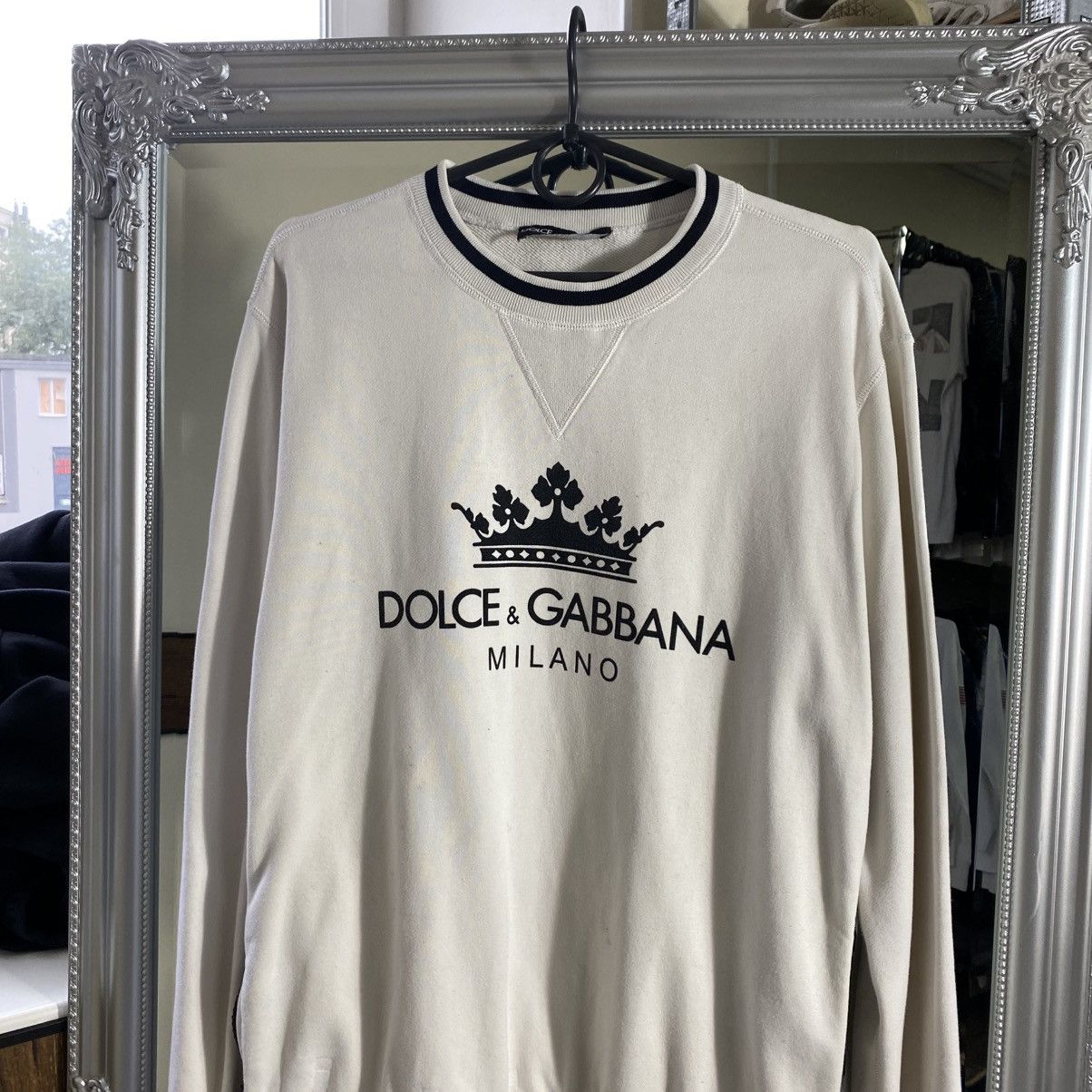 Dolce & Gabbana Rare Dolce & Gabbana sweatshirt big logo Milano Size US L / EU 52-54 / 3 - 2 Thumbnail