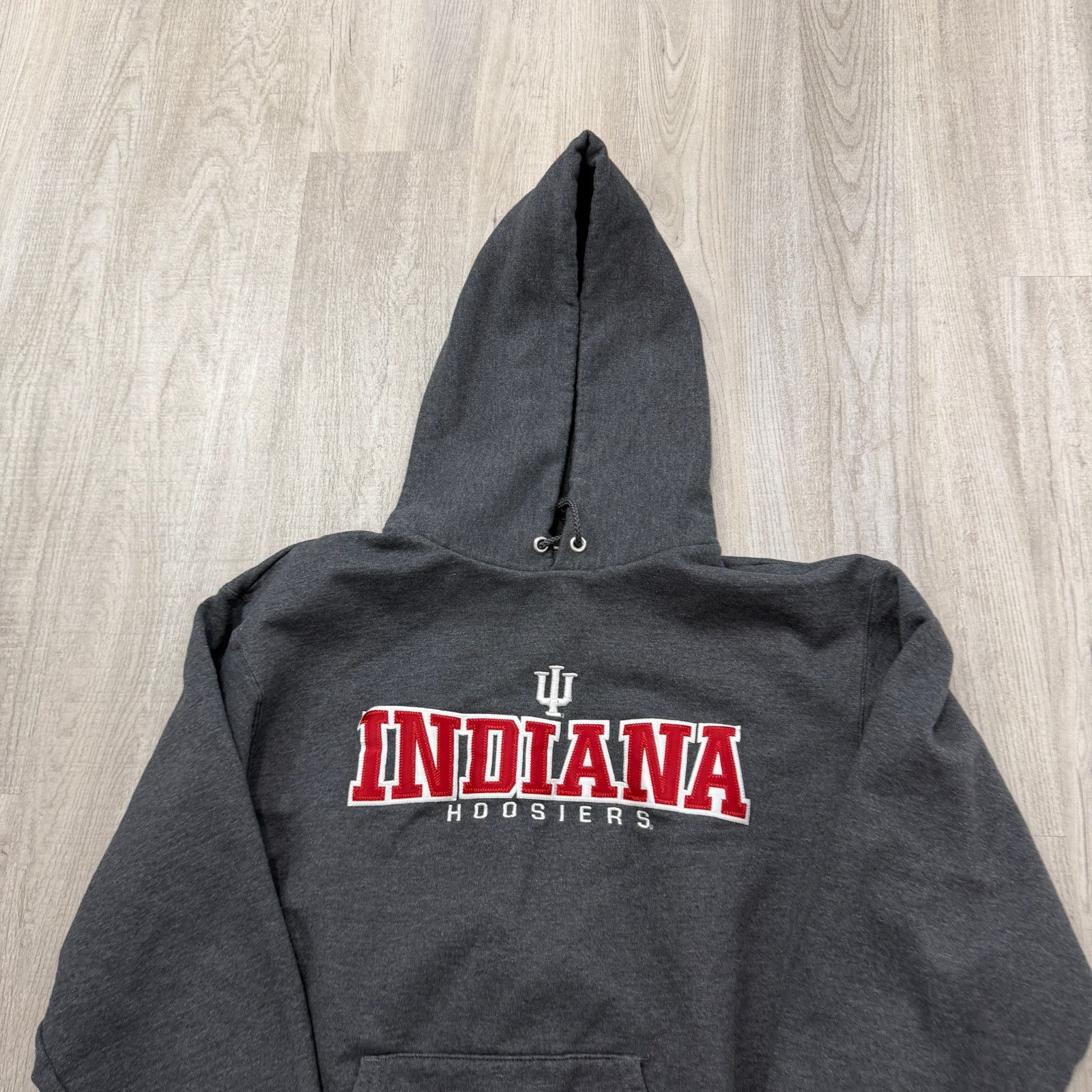 Champion Champion Indiana Hoosiers Hoodie Men's Medium Gray Pullover Size US M / EU 48-50 / 2 - 2 Thumbnail