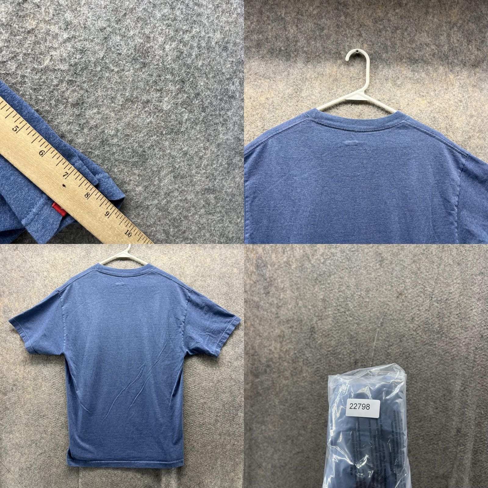 Vans Vans Shirt Men Large Adult Heather Blue Casual Tee Crewneck Classic Logo Size US L / EU 52-54 / 3 - 8 Thumbnail