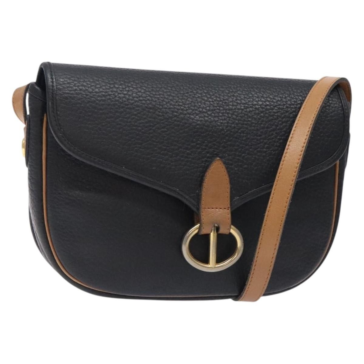 Dior DIOR Shoulder Bag Leather Black Gold Size ONE SIZE - 1 Thumbnail
