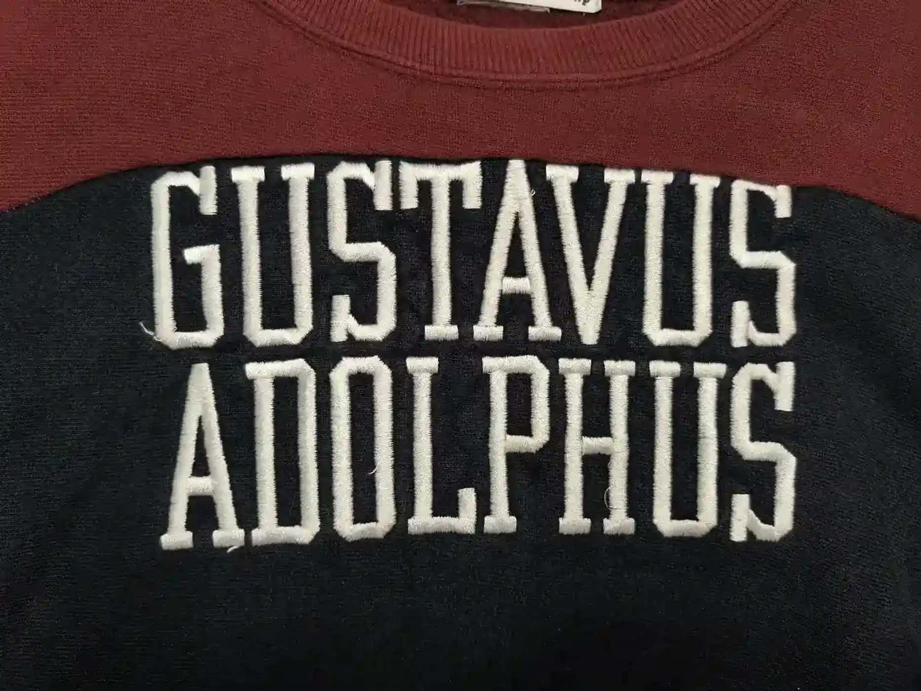 Vintage Vintage Gustavus Adolphus Big Logo Sweatshirt Size US L / EU 52-54 / 3 - 6 Thumbnail