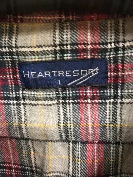 Flannel × Vintage Vintage Heartresort Plaid Tartan Flannel Shirt 👕 Size US M / EU 48-50 / 2 - 3 Thumbnail