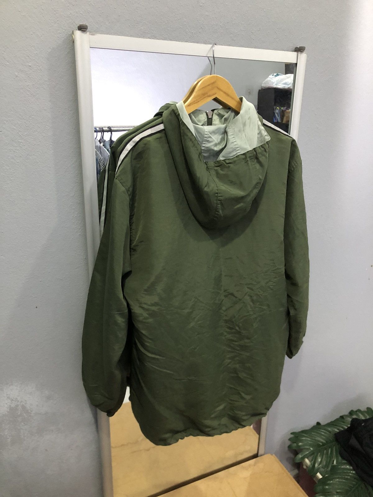Beverly Hills Polo Club BHPC Olive Green Windbreaker 90s Vintage Korea Size US M / EU 48-50 / 2 - 16 Thumbnail