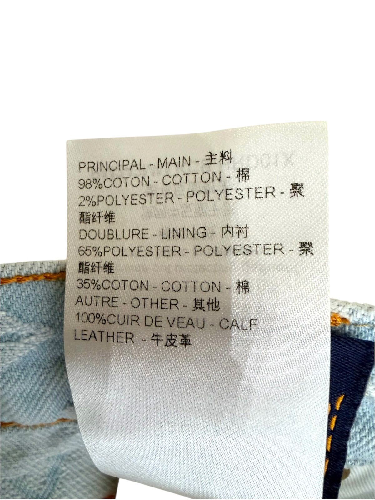 Louis Vuitton × Tyler The Creator Louis Vuitton X Tyler 32 Craggy Blue Monogram Denim Jeans Size US 32 / EU 48 - 13 Thumbnail