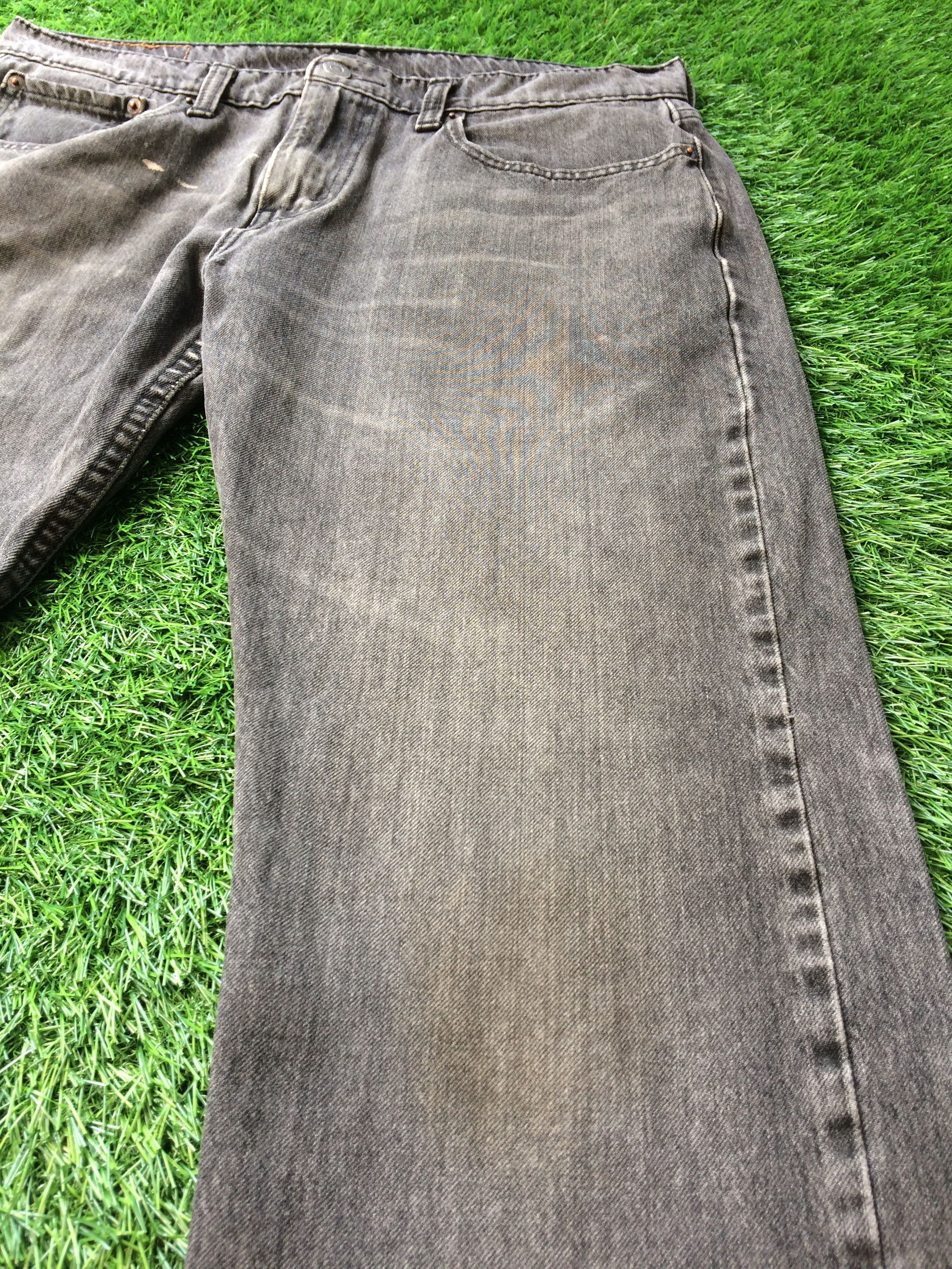 Unsound Rags Distressed Faded Black Slim Jeans D-766 Size US 32 / EU 48 - 9 Thumbnail