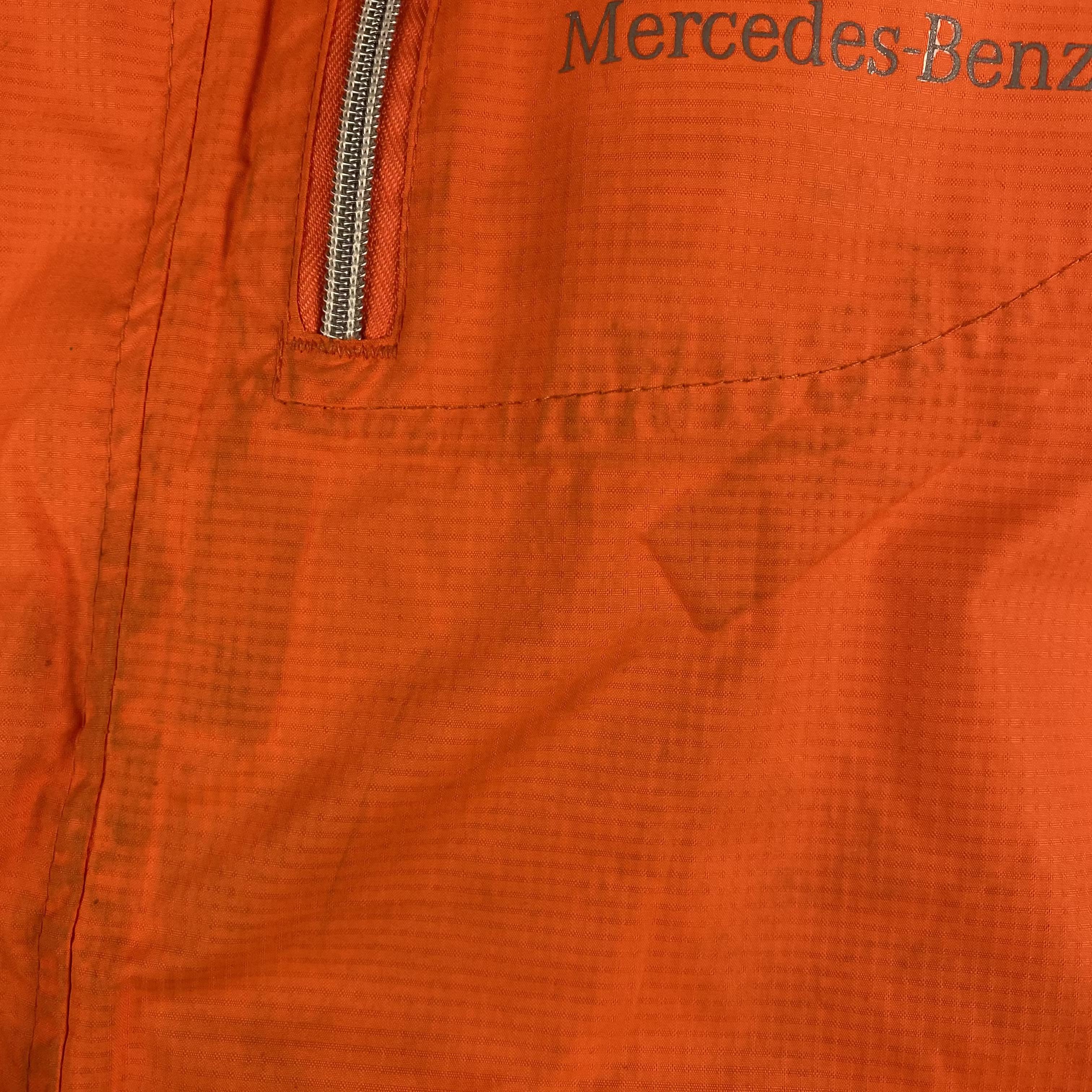 Mercedes-Benz × Vintage Mens Hooded Jacket Mercedes Benz Size XXL Orange Size US XXL / EU 58 / 5 - 8 Thumbnail