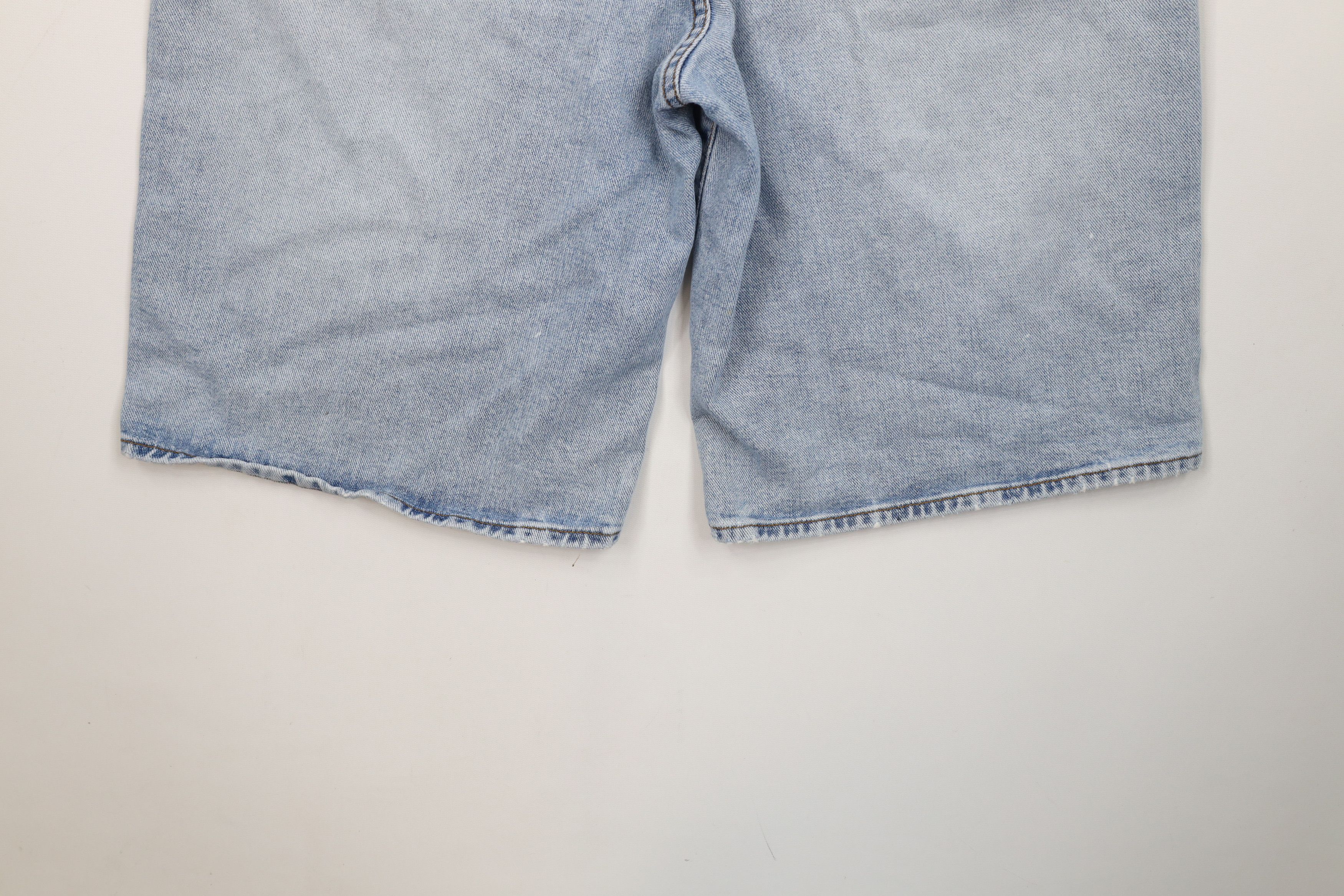 Nautica Vintage 90s Nautica Spell Out Baggy Denim Jean Shorts Jorts Size US 32 / EU 48 - 15 Thumbnail