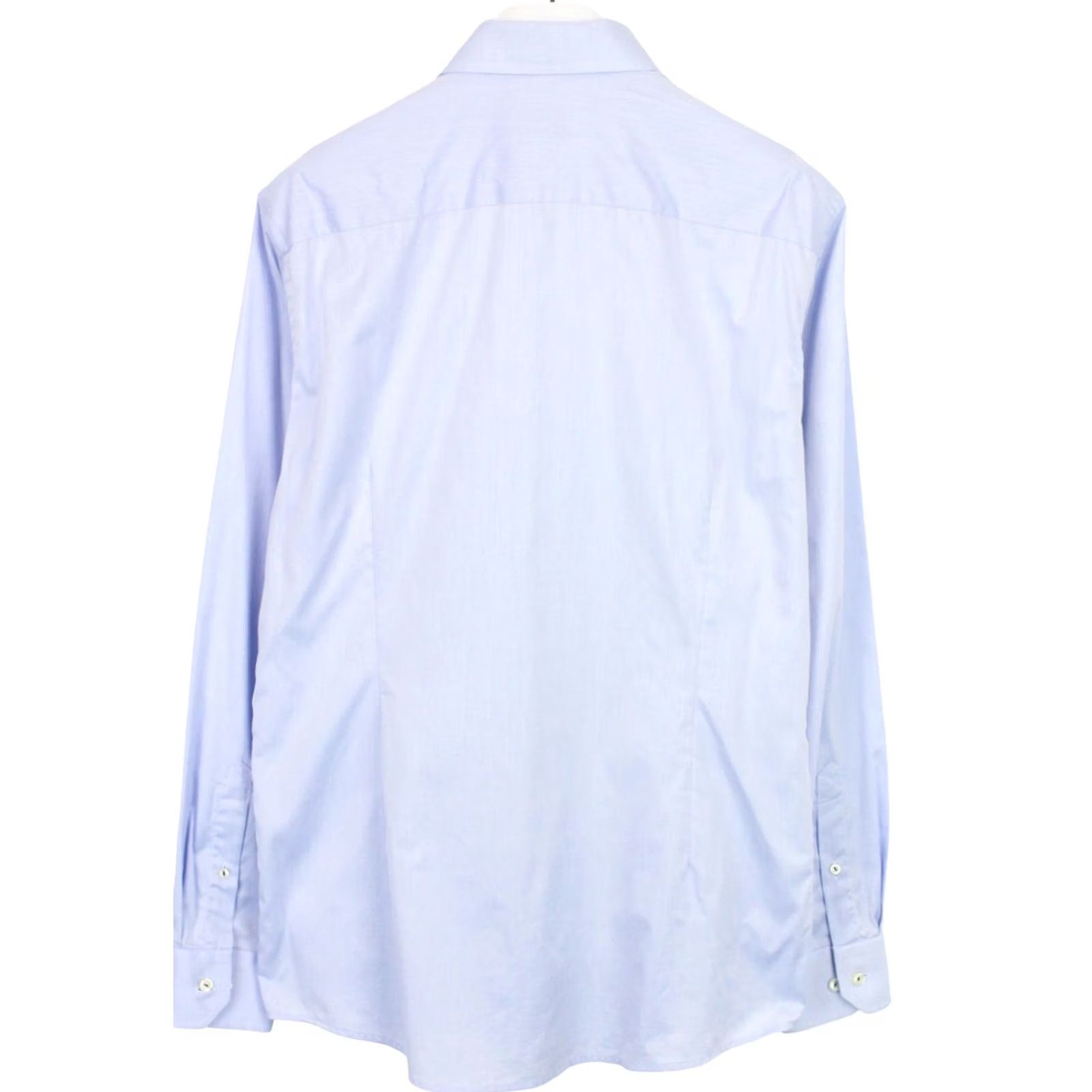 Eton Eton Soho Slim Shirt Men Large Cutaway Collar Dot Pattern Button Up Size 42R - 2 Thumbnail