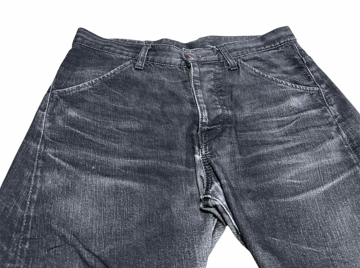 If Six Was Nine × Japanese Brand × RIPVANWINKLE 🔥Y2K Archived Rip Van Winkle Twisted Curve Biker Denim Size US 33 - 3 Thumbnail