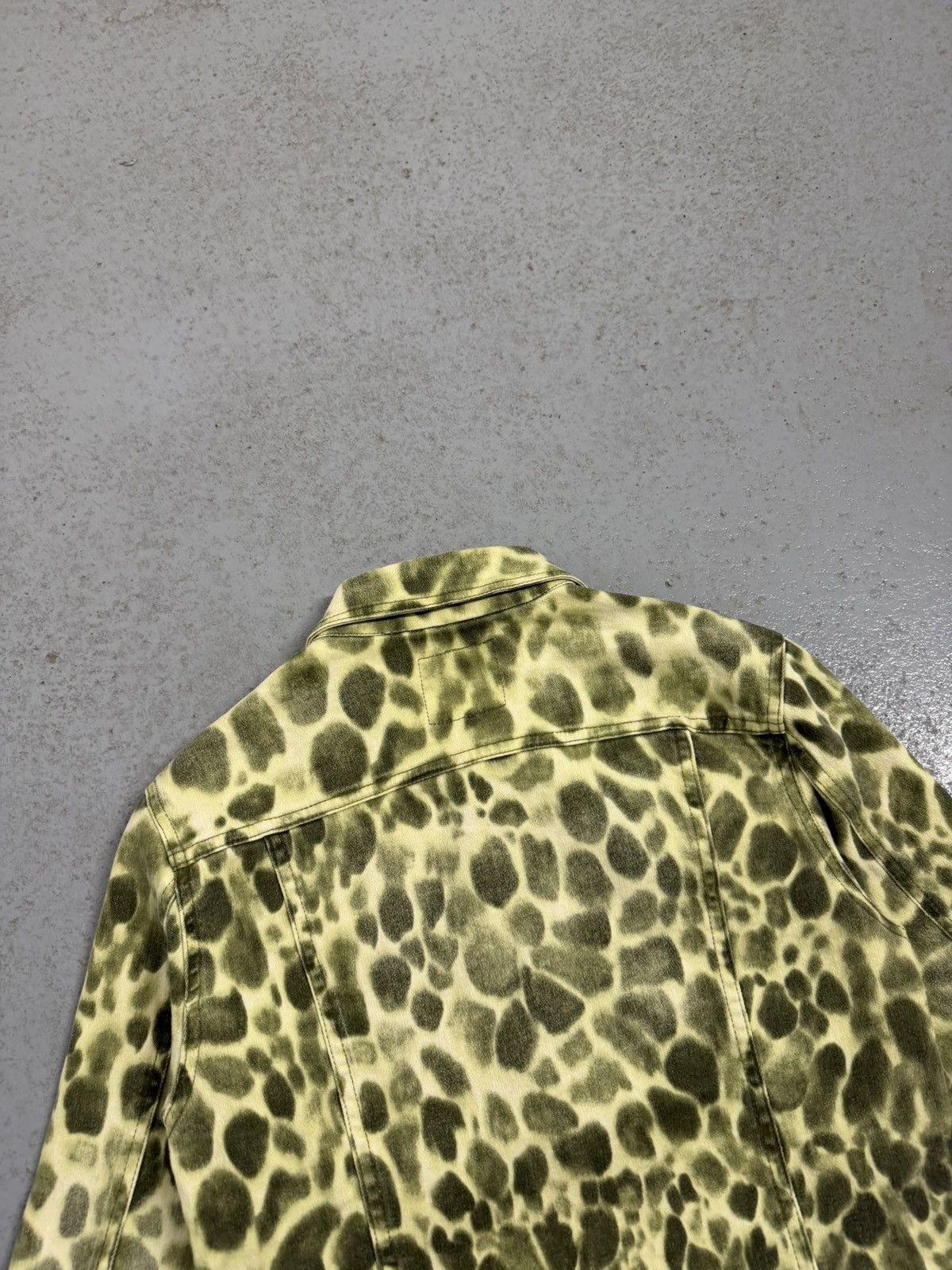Just Cavalli Cavalli Jeans Green Leopard Overprinted Jacket Size M / US 6-8 / IT 42-44 - 13 Thumbnail