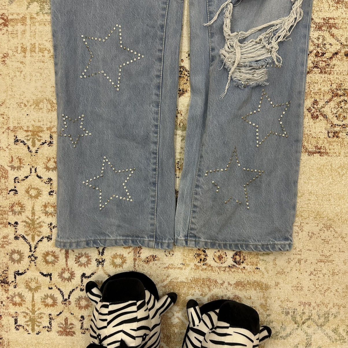 Japanese Brand × Vintage Vintage Rap Baggy Jeans Mom Pants Y2K 00s USA Size 30" / US 8 / IT 44 - 3 Thumbnail