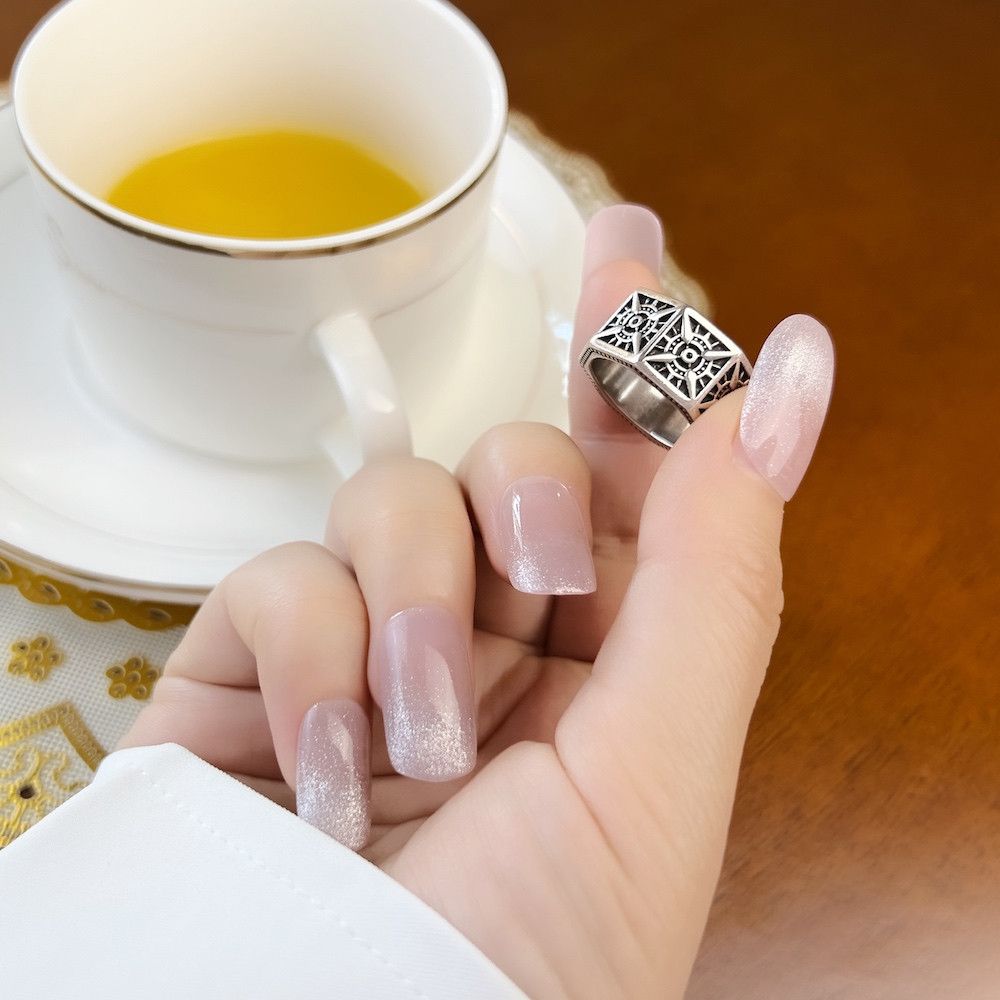 Jewelry × Vintage SIZE 10 Compass Angular 925 Sterling Silver Ring Size ONE SIZE - 4 Thumbnail