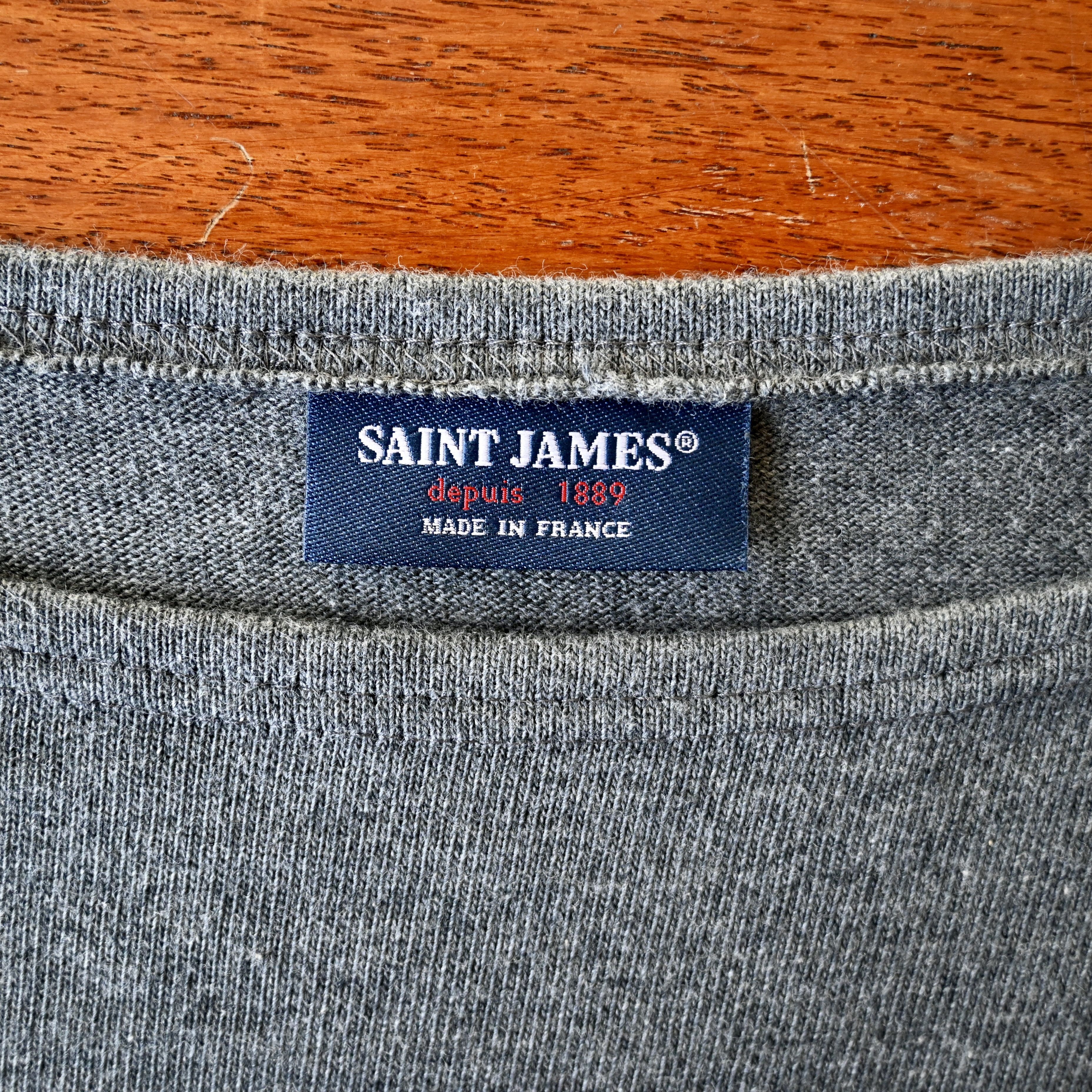Saint James SAINT JAMES "GUILDO" heavyweight solid breton shirt, 4/M Size US M / EU 48-50 / 2 - 8 Thumbnail