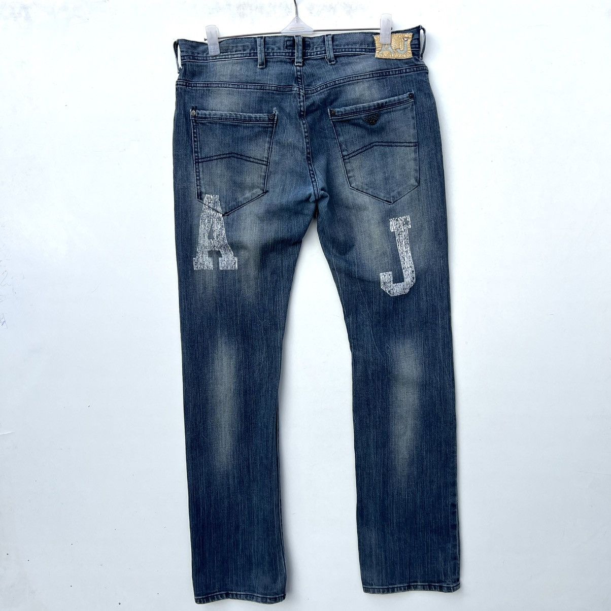 Armani Armani big logo jeans Size US 34 / EU 50 - 1 Thumbnail