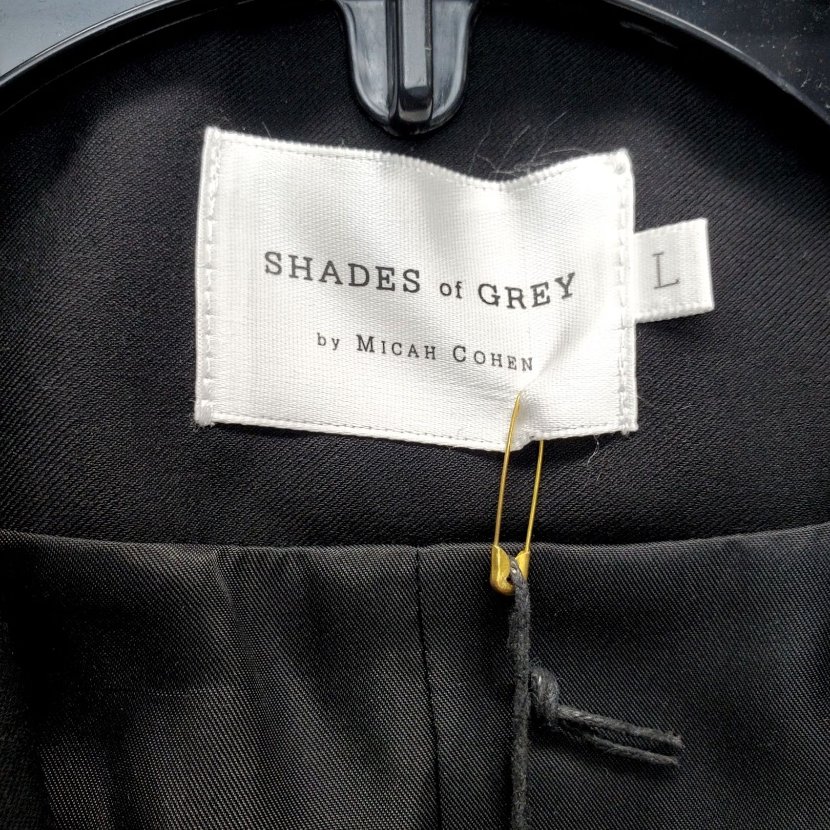 Vintage Shades of Grey by Micah Cohen Blazer Jacket Womens Large Black Single-Breasted Women L Blazer Black Mens Womens Boys Girls Size L / US 10 / IT 46 - 5 Thumbnail