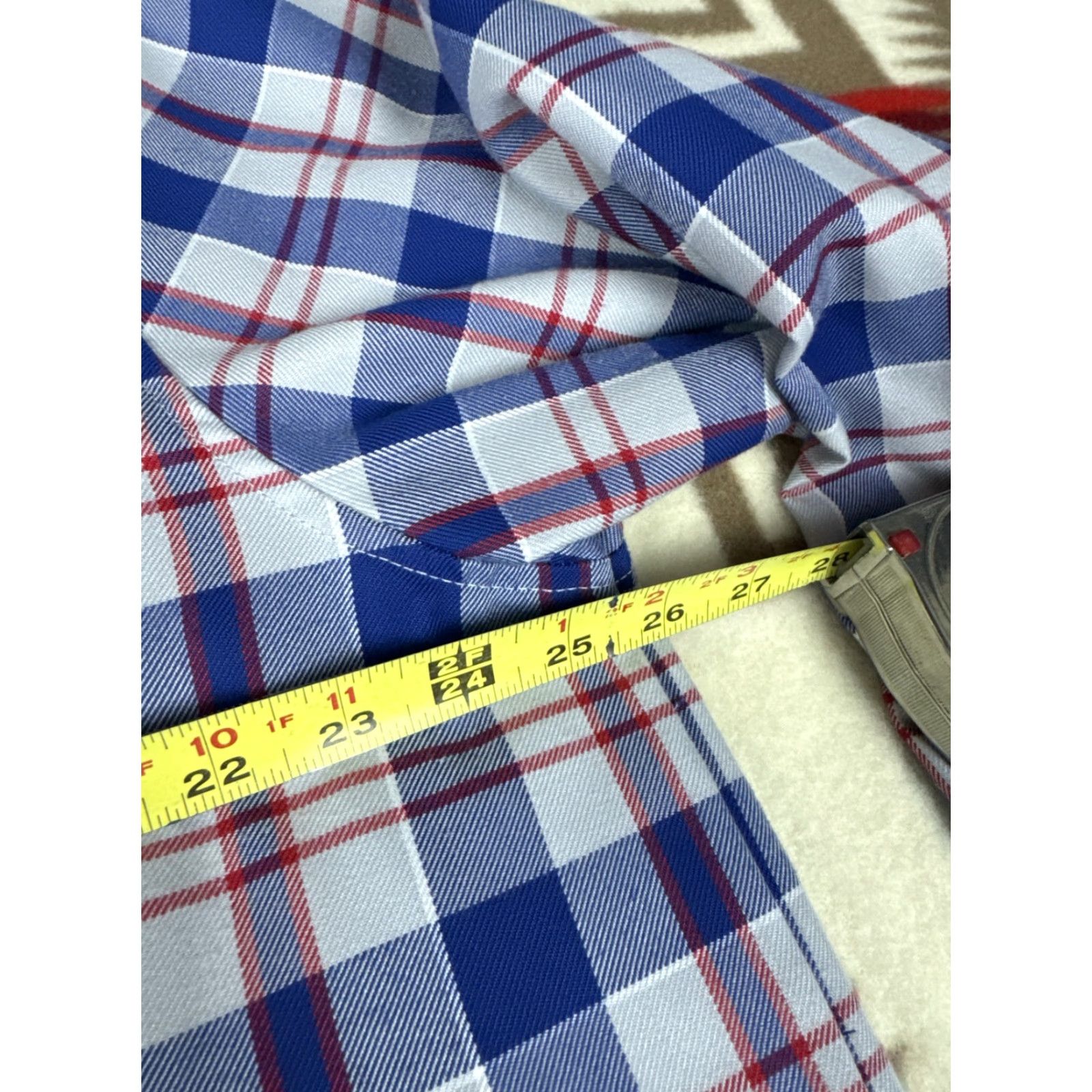 CO Dixxon Flannel Co Gilmore 13 Mens Button-Down Shirt 2XL Red Blue Gray Regular Long Sleeve Button-Up Shirt Mens Size US XXL / EU 58 / 5 - 5 Thumbnail