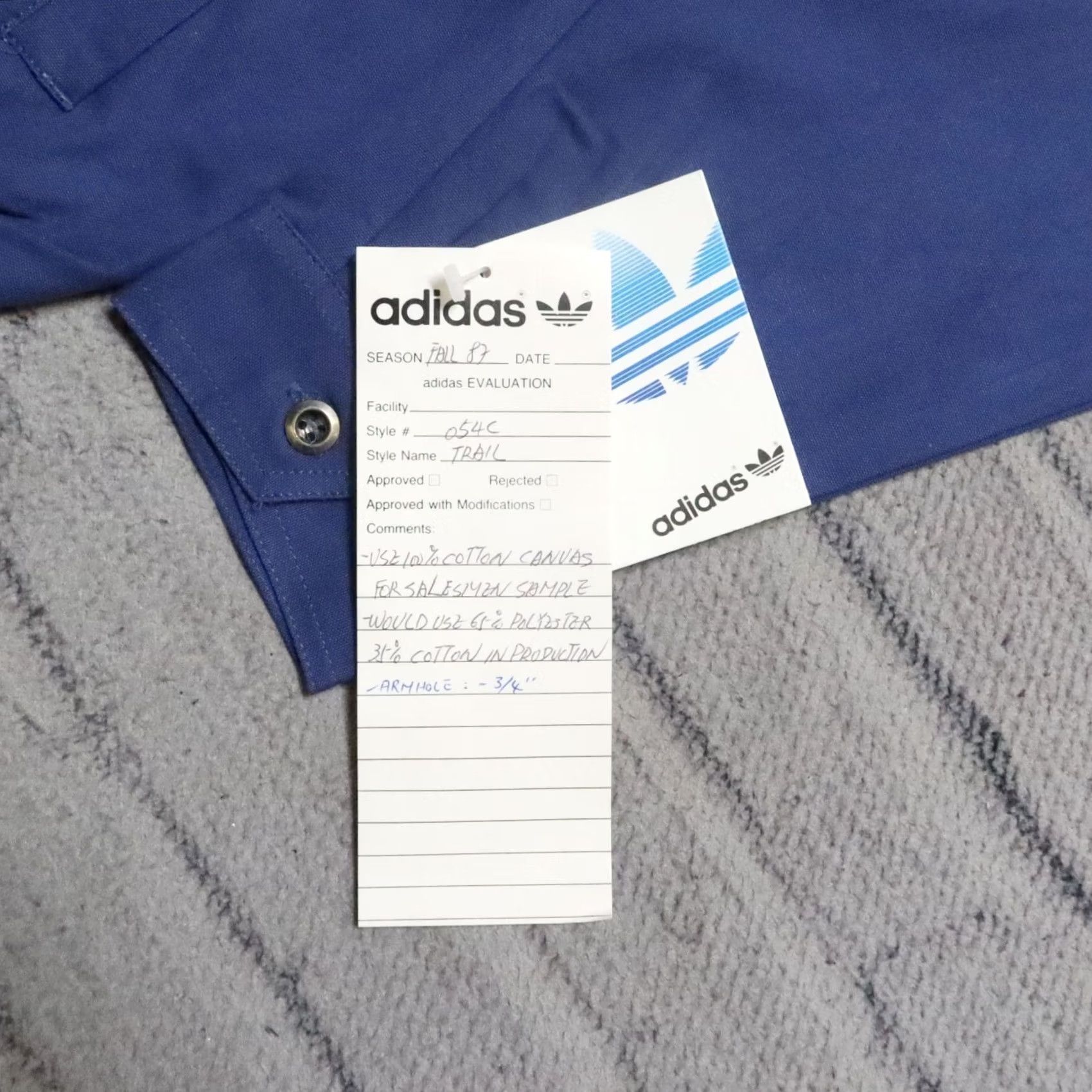Adidas Vintage Adidas Mountain Jacket - Men M Blue Pullover Jacket Size US M / EU 48-50 / 2 - 3 Thumbnail