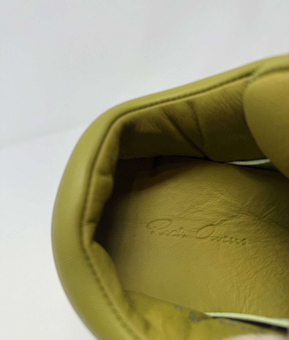 Rick Owens Rick Owens Mainline Padded Jumbo Lace Ramones Green Size US 7 / EU 40 - 8 Thumbnail