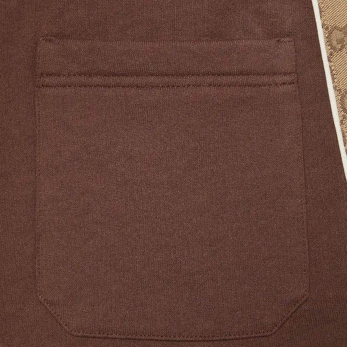 Gucci o1loc1c1225 768485 Cotton Jersey Sweatpants & Joggers Brown Size US 32 / EU 48 - 4 Thumbnail