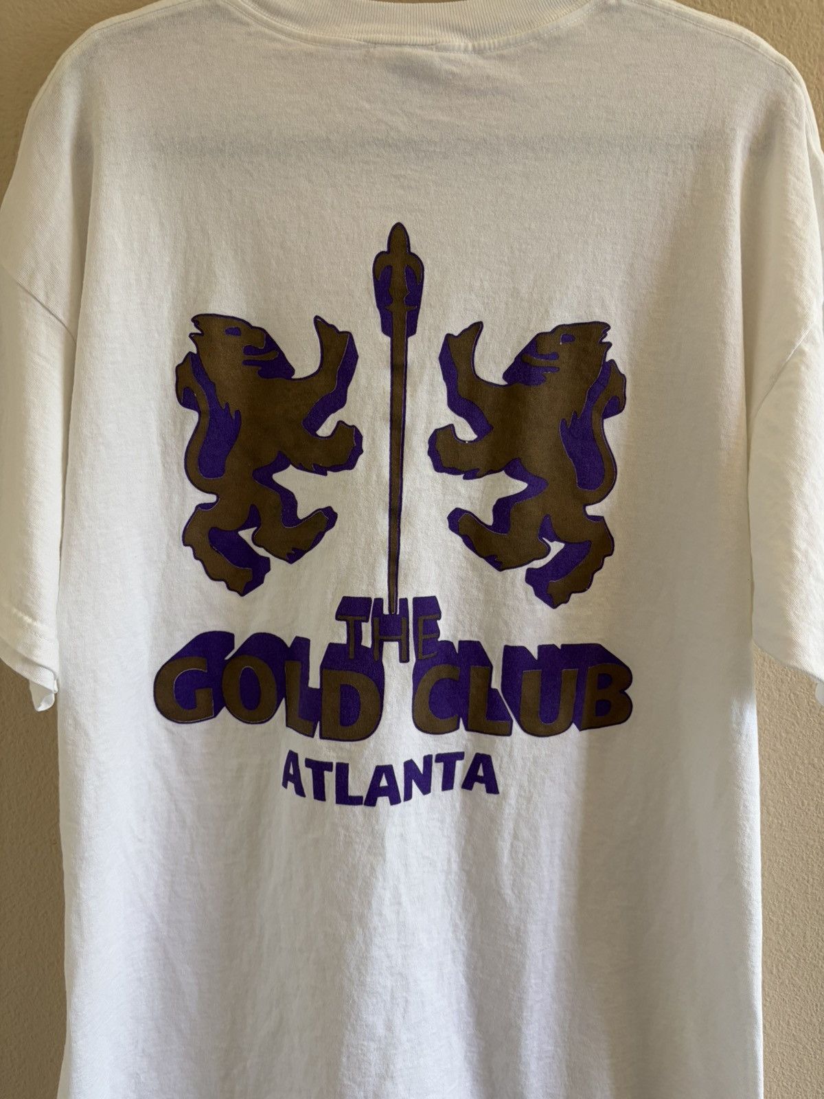 Vintage Vintage 90s The Gold Club Atlanta Strip Club Merch Tee XL Size US XL / EU 56 / 4 - 3 Thumbnail