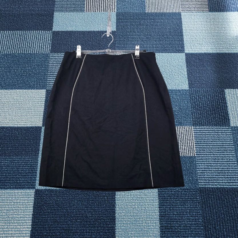 Ann Taylor Ann Taylor Loft Skirt Womens Black Size 8 Straight & Pencil Stretch Lined Flat Front Size 30" / US 8 / IT 44 - 1 Thumbnail