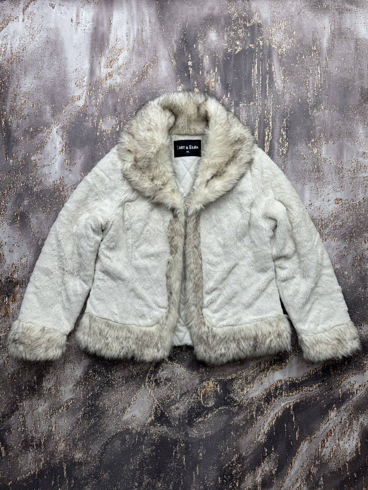 Vintage Faux Fur Mini Coat